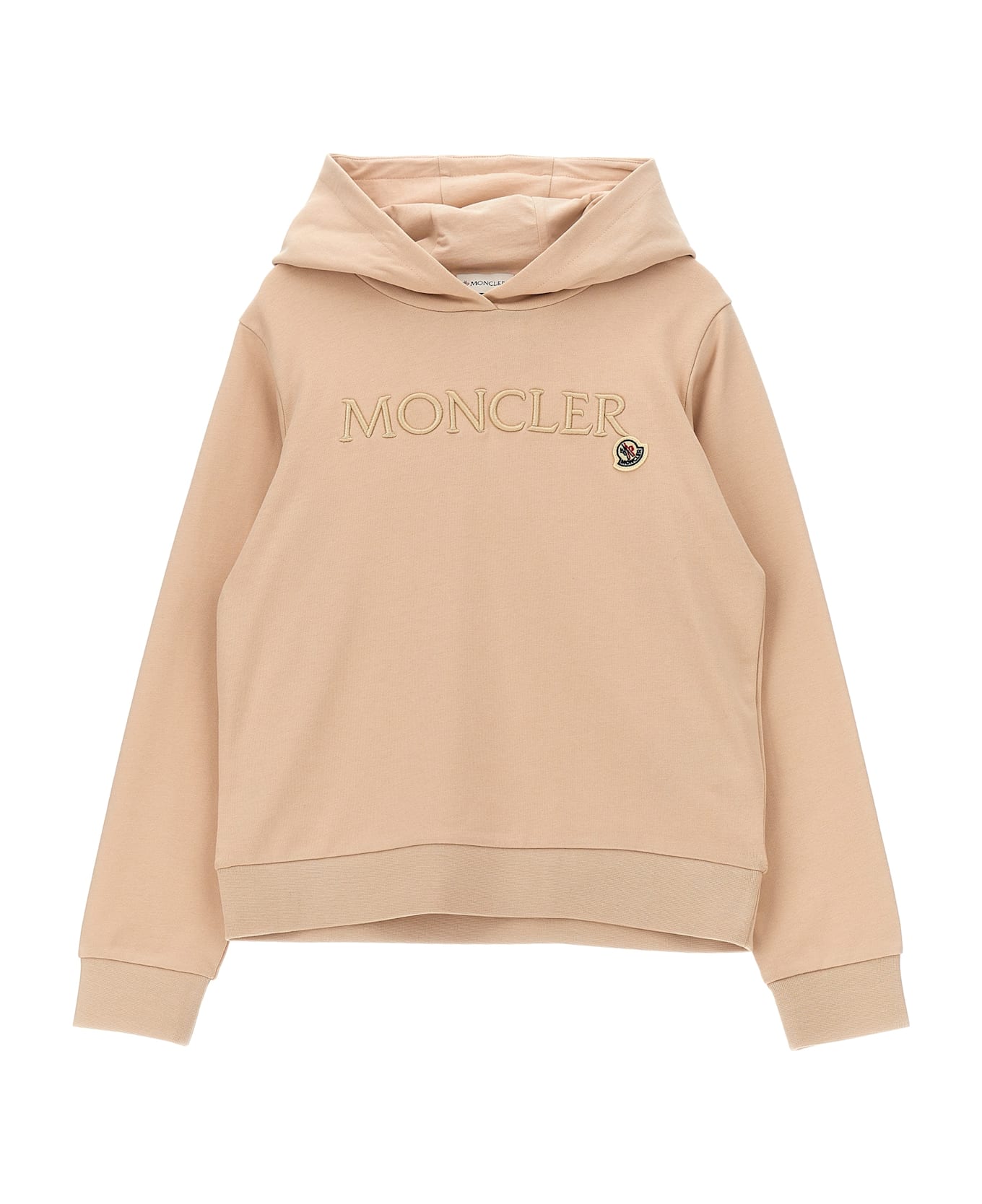 Moncler Embroidered Hoodie - Pink