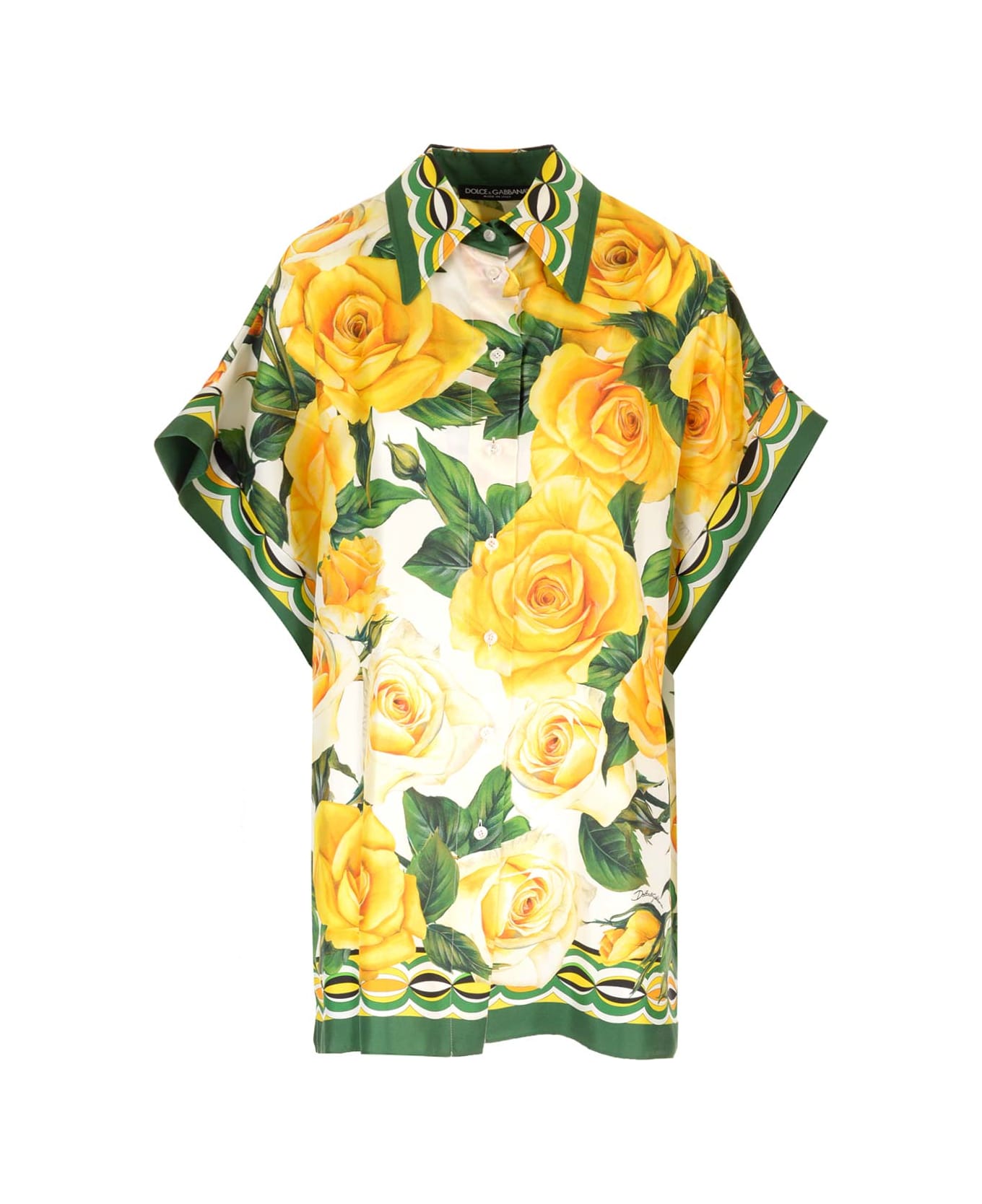 Dolce & Gabbana Printed Silk Shirt - Multicolor