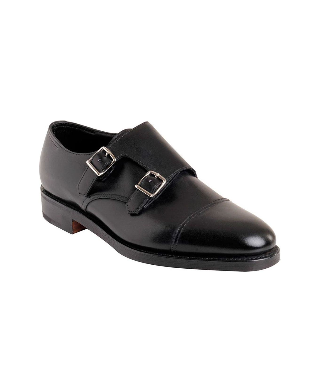 John Lobb William Double Buckle Loafers Loafers - NERO