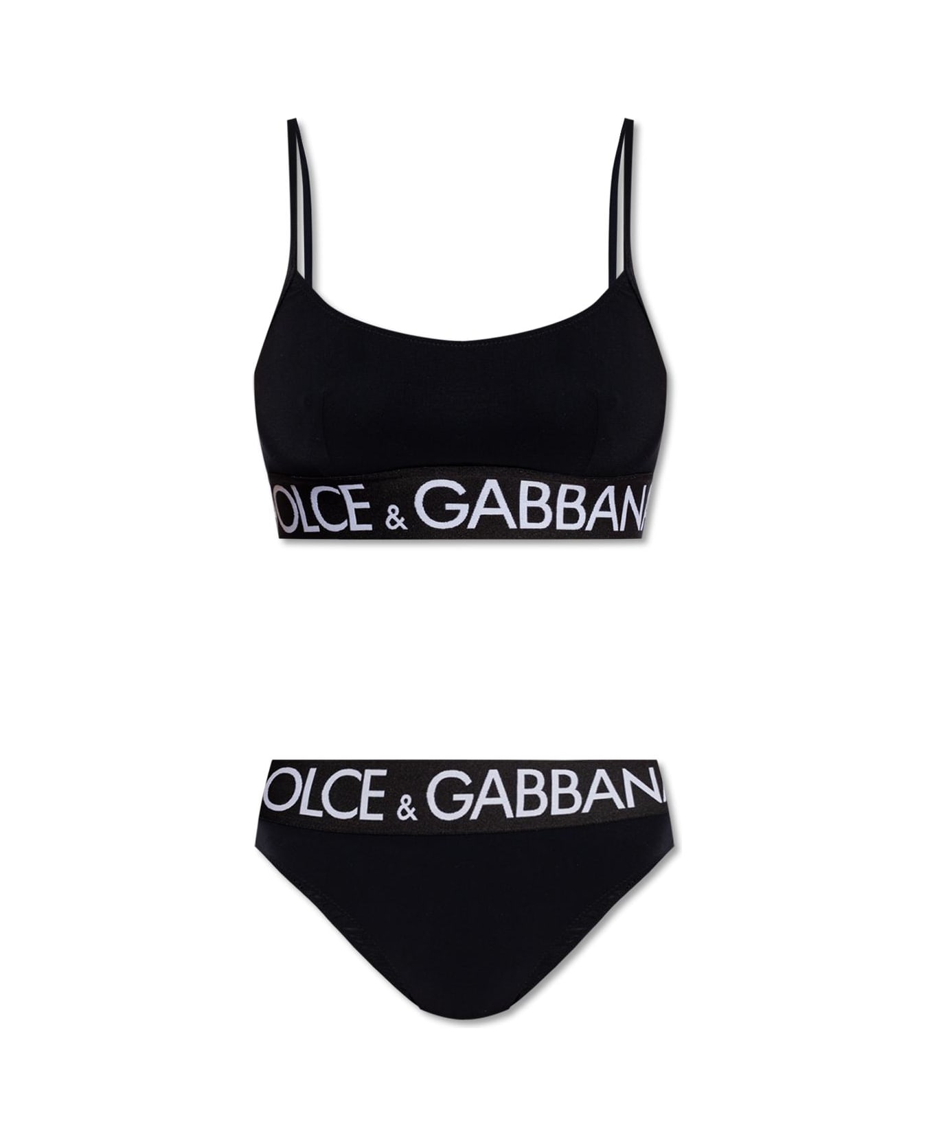 Dolce & Gabbana Two-piece Swimsuit - NERO 水着