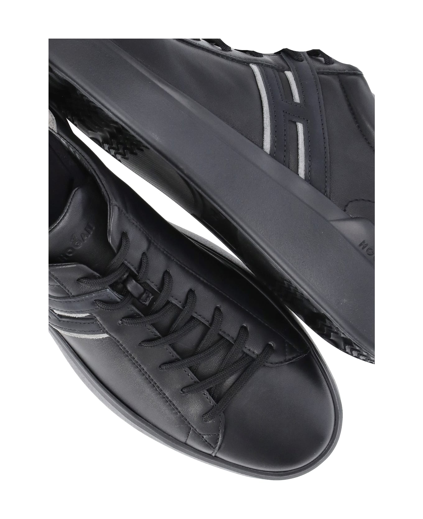 Hogan H580 Lace-up Sneakers - Black