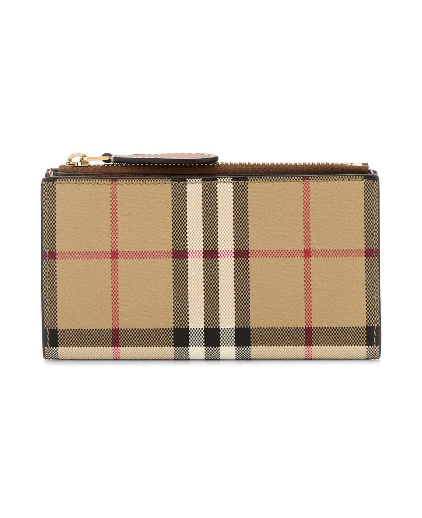 Burberry Printed Canvas Wallet - VNTGCHKBRIARBROWN