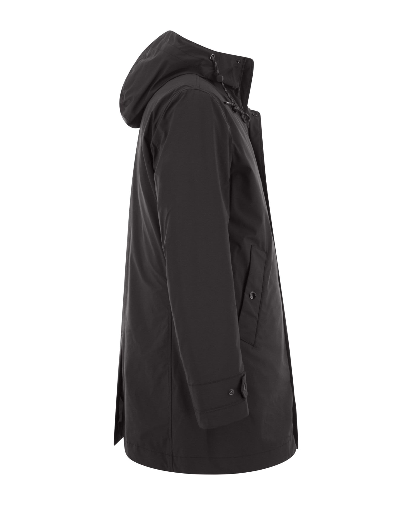 Woolrich Stretch Padded Coat - Black