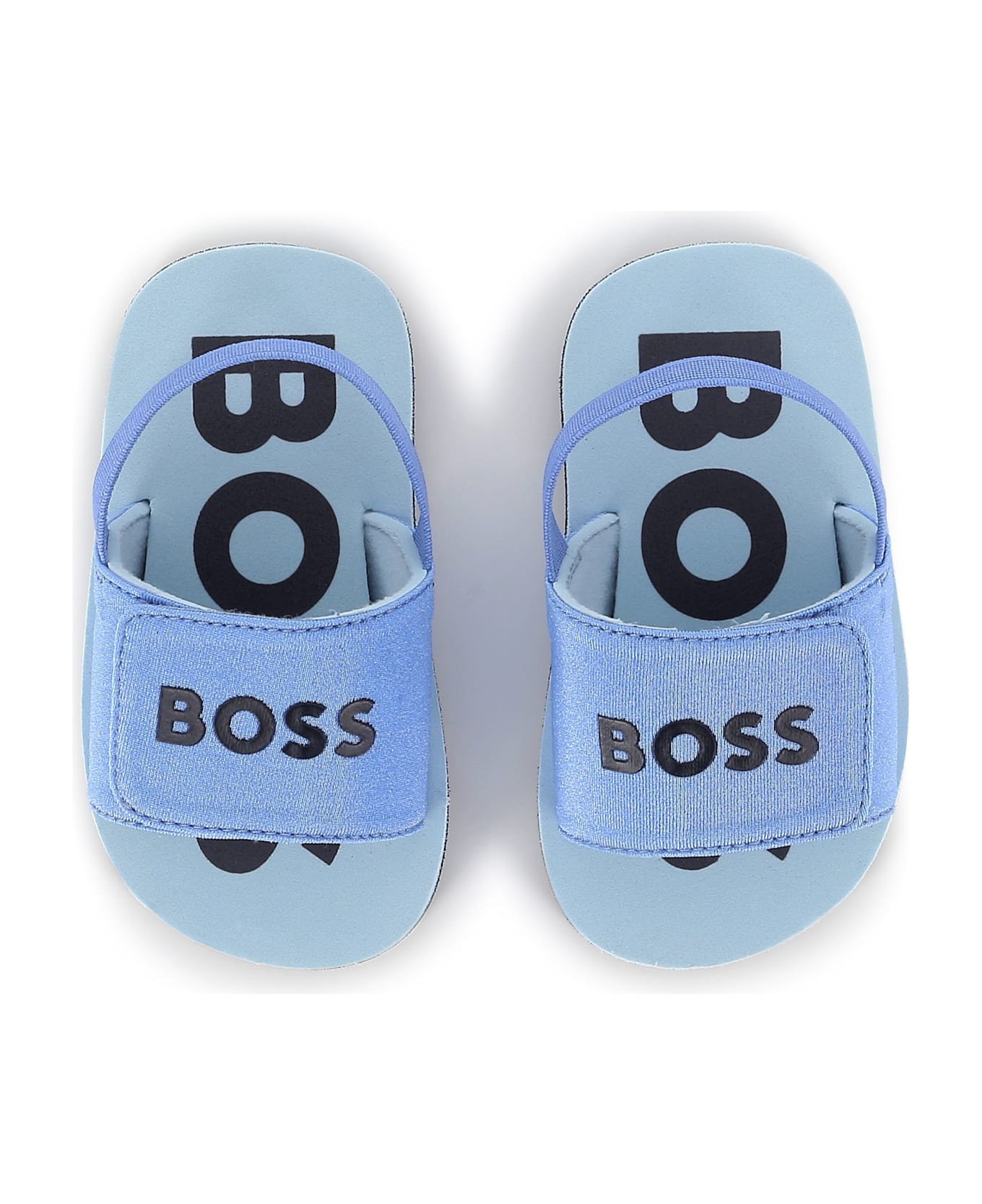 Hugo Boss Sandali Con Stampa - Blue