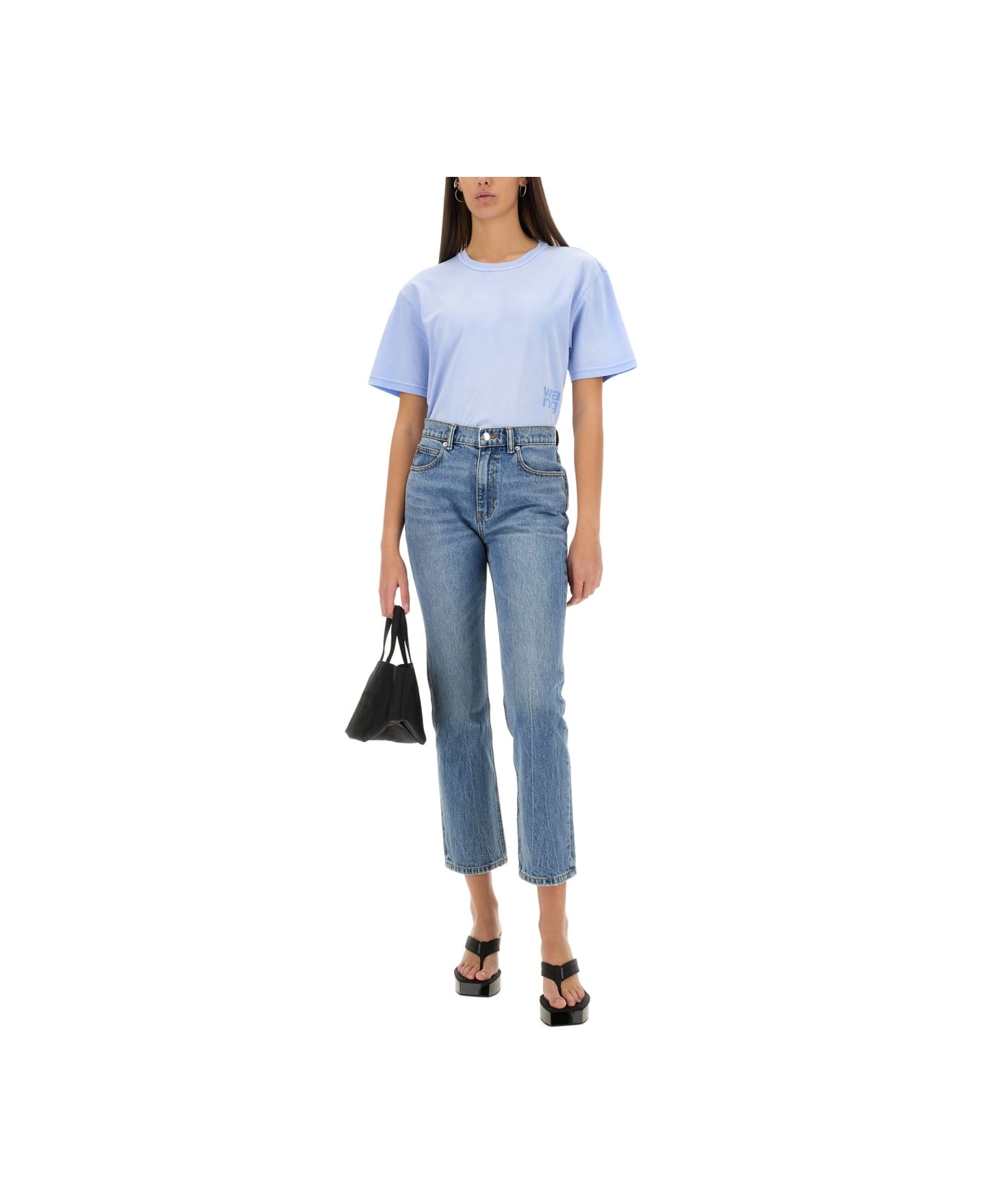 T by Alexander Wang Essential T-shirt - BABY BLUE