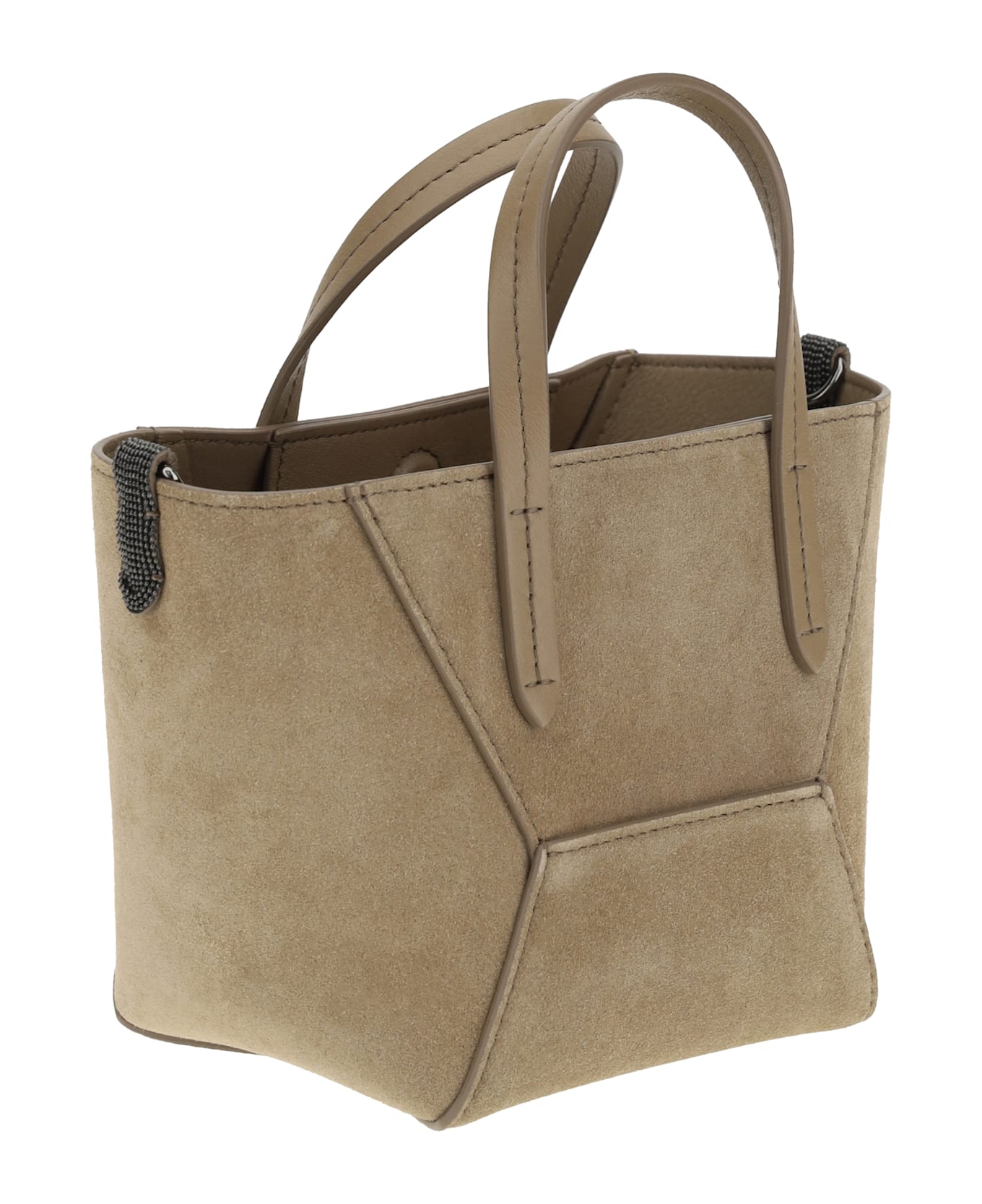 Brunello Cucinelli Suede Shoulder Bag