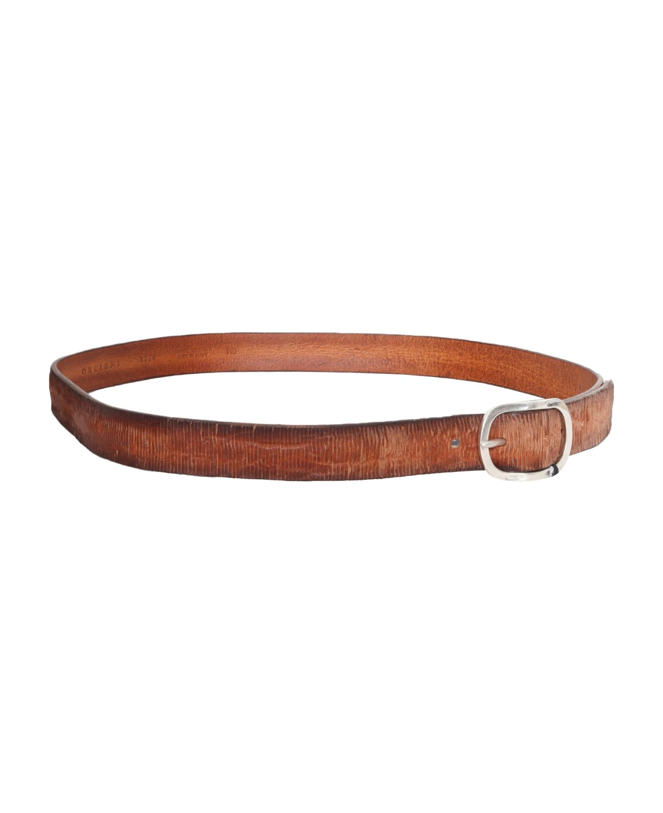 Orciani Knurled Belt - BROWN