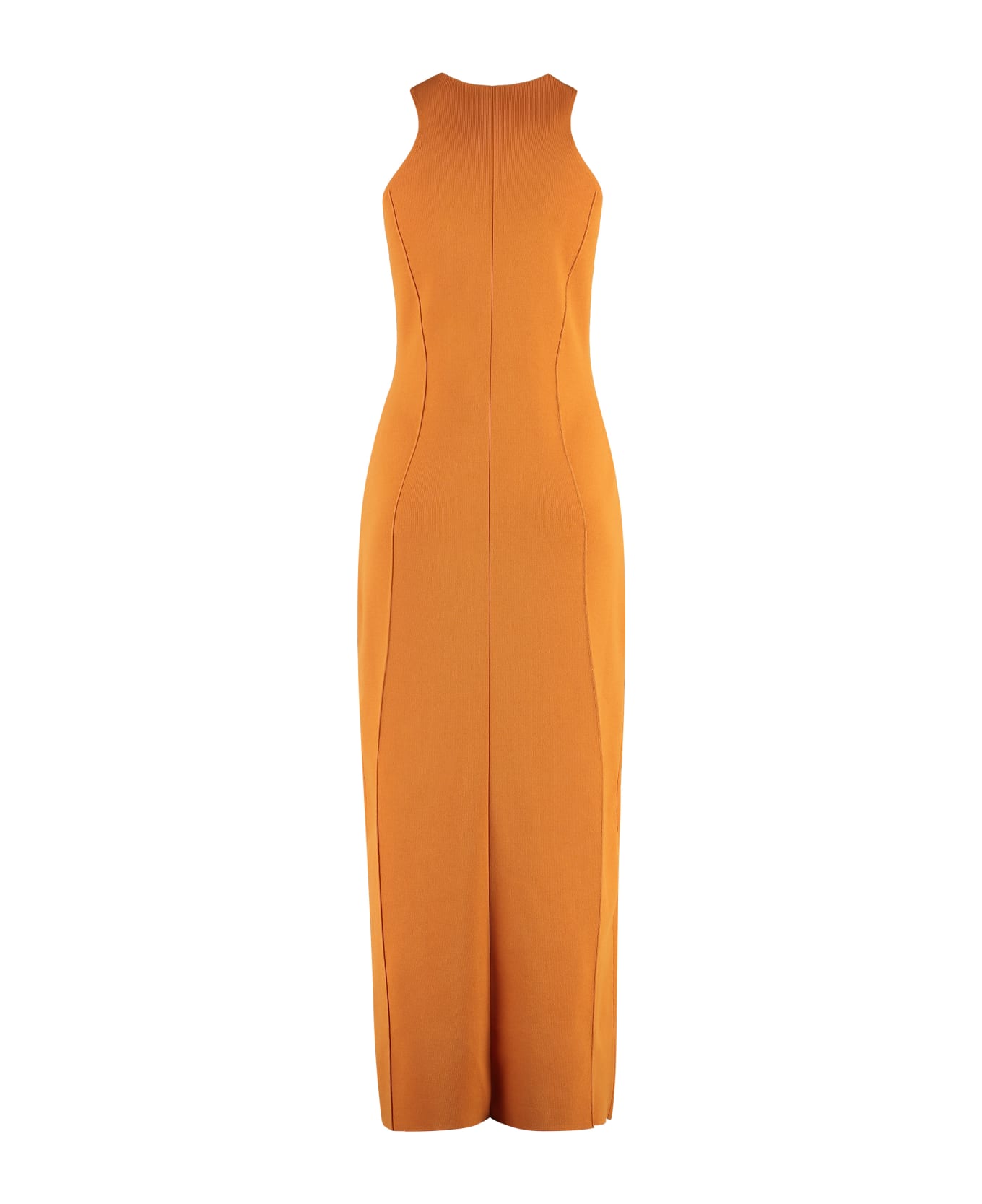 Nanushka Elia Midi Viscose Dress - Orange