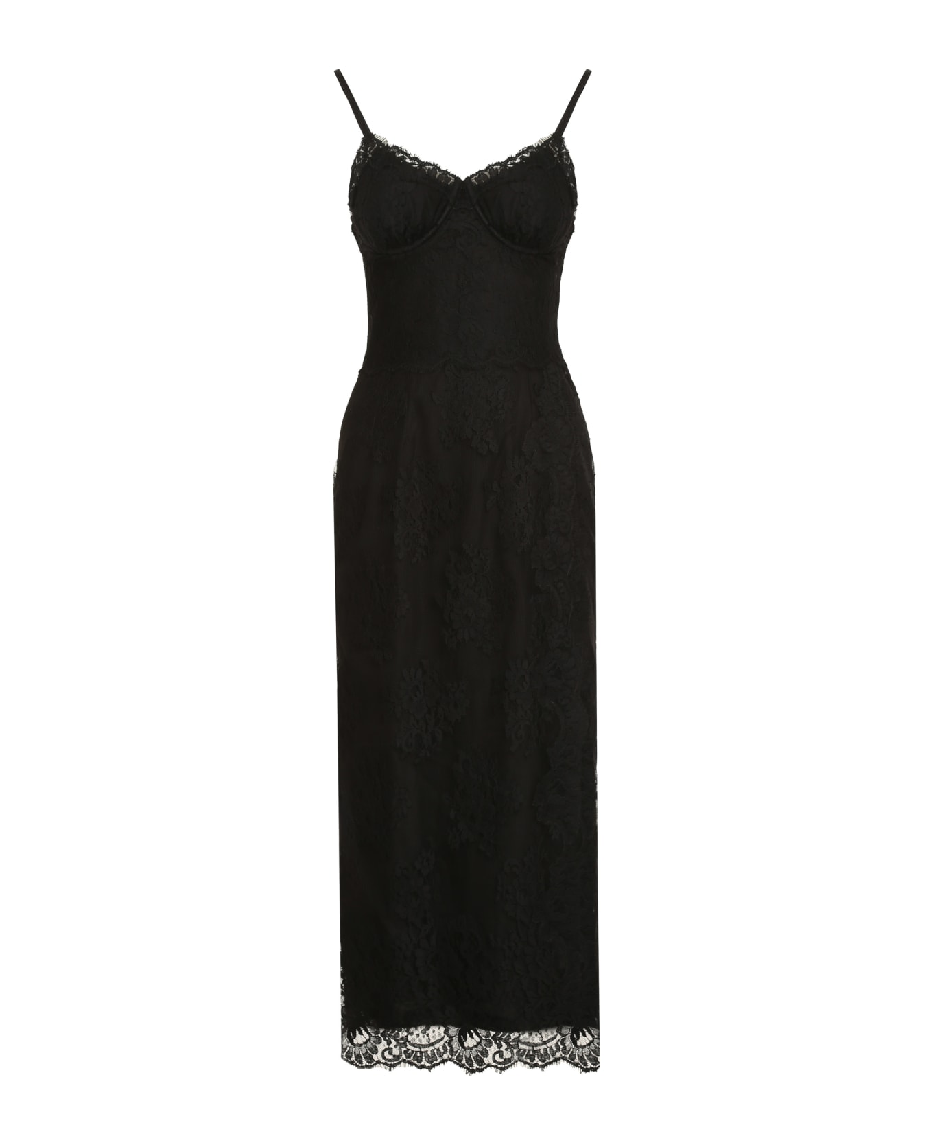 Dolce & Gabbana Lace Dress - black