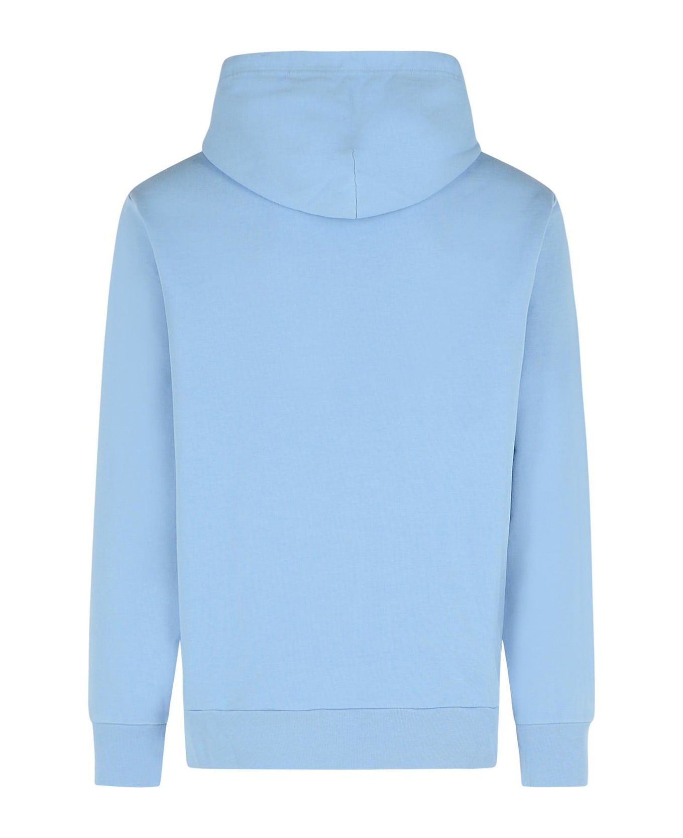 Ralph Lauren Big Pony Loopback Fleece Hoodie - CHAMBRAY BLUE