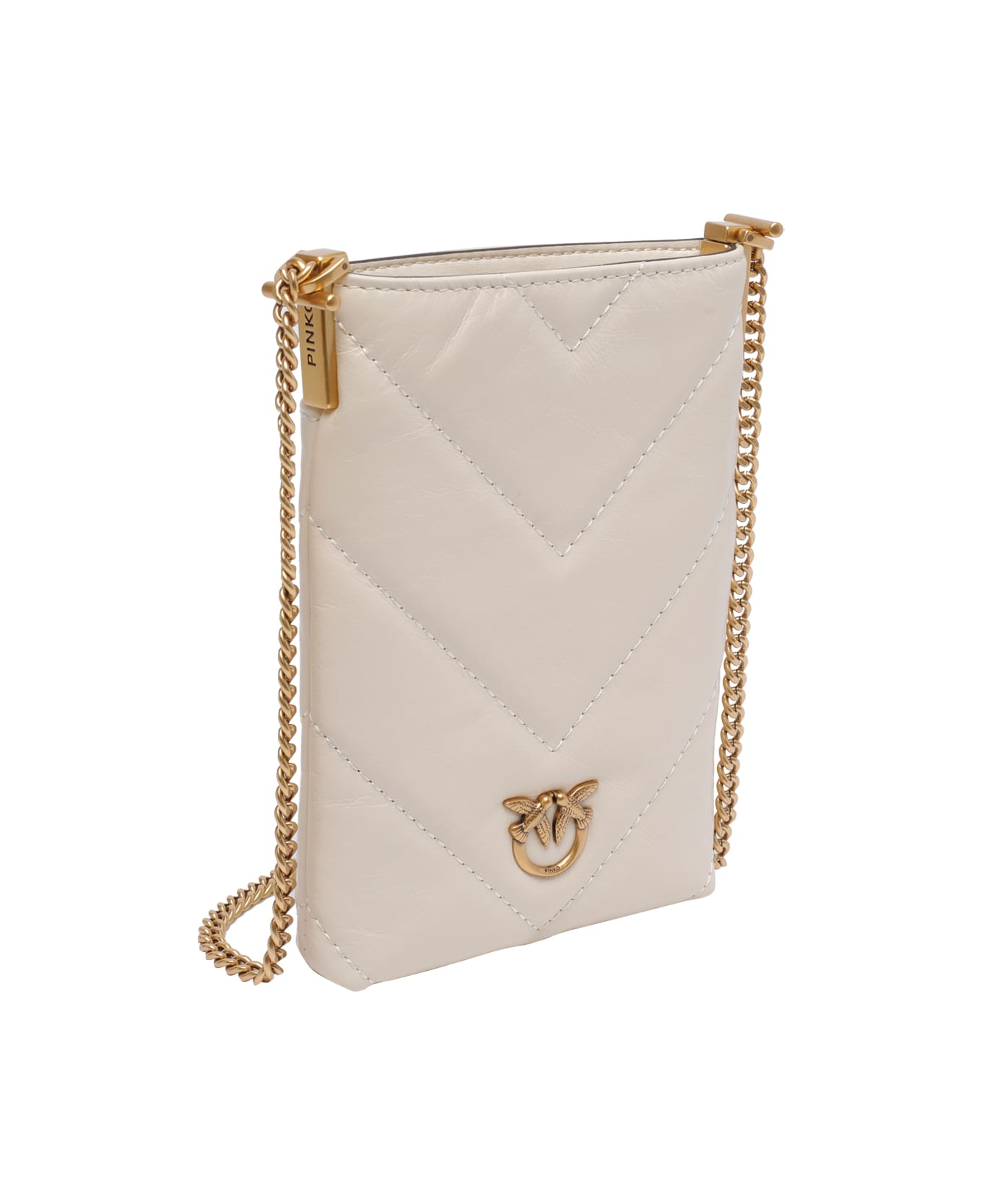 Pinko Monogram Phone Cover - White