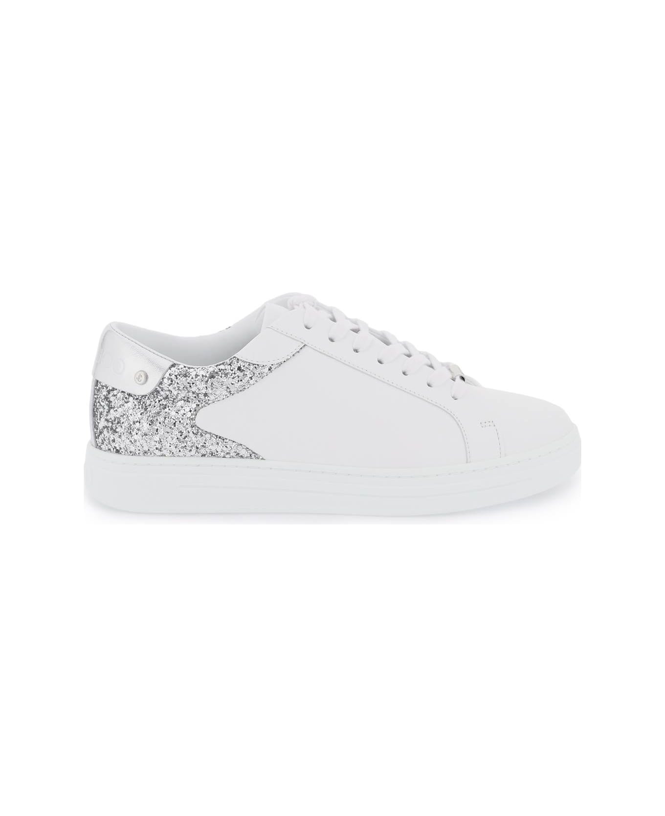 Jimmy Choo 'rome' Sneakers - V WHITE SILVER (White)