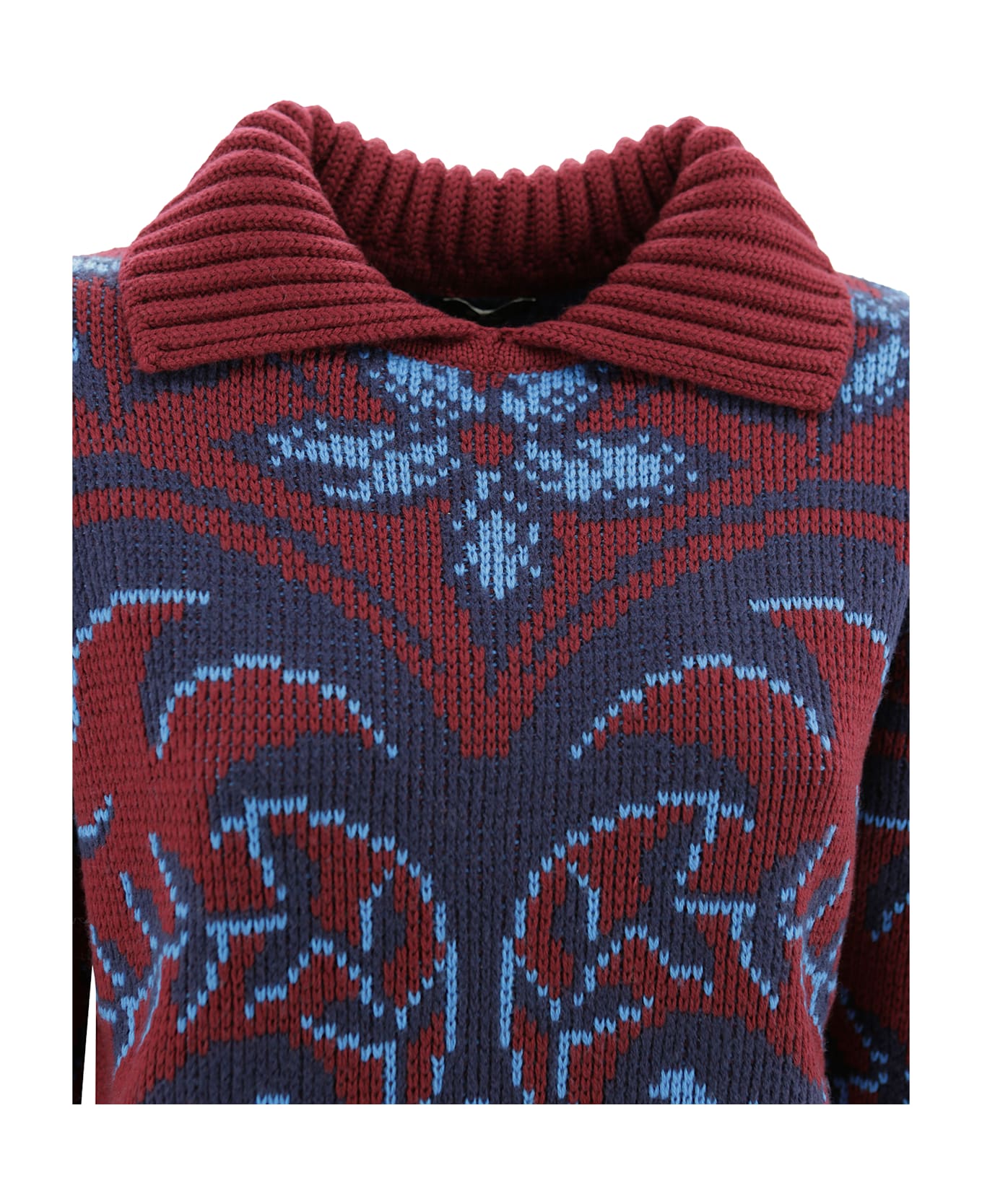 Etro Jacquard Jumper - Purple