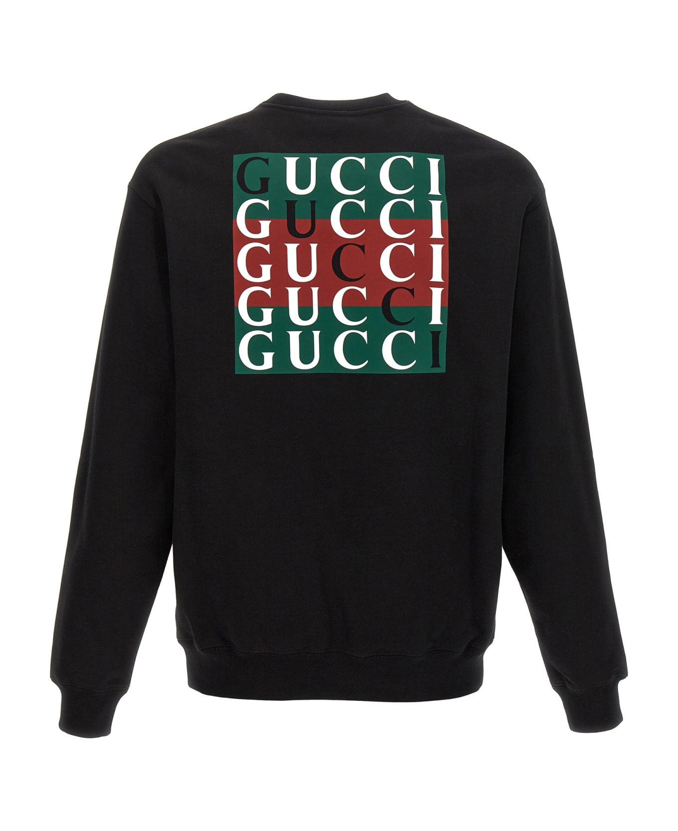 Gucci Logo Print Sweatshirt - Black  