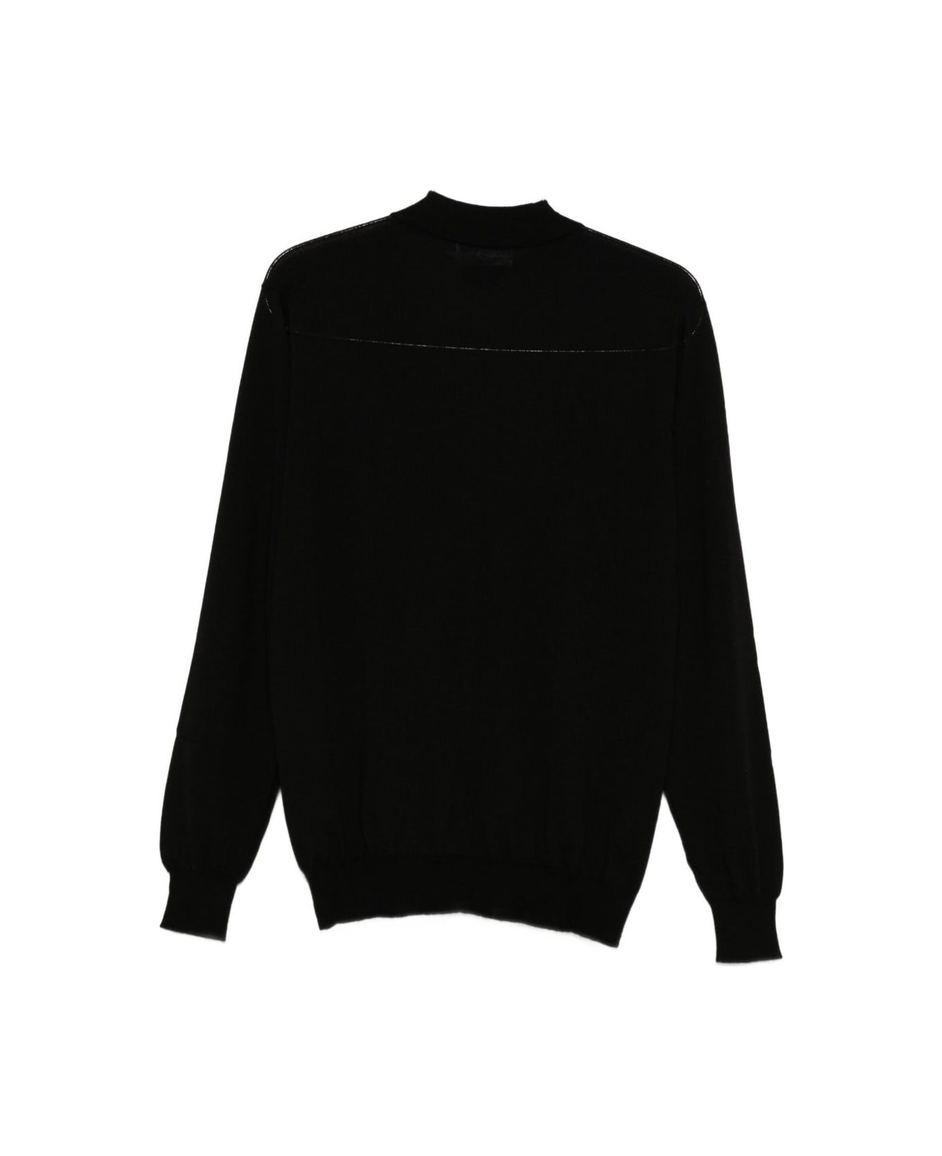 Lardini Black Turtleneck Sweater - Black