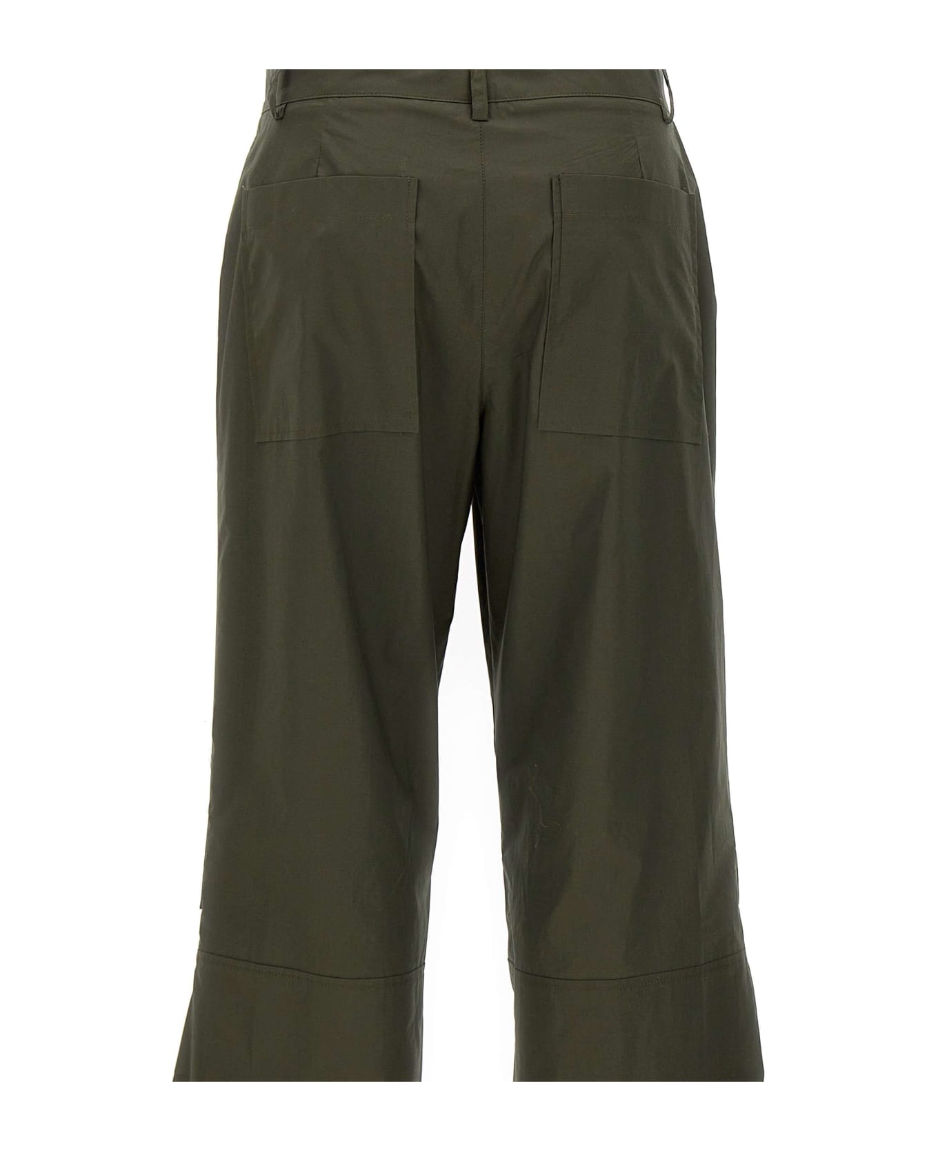Parosh 
cotton
 Pants - Verde Militare