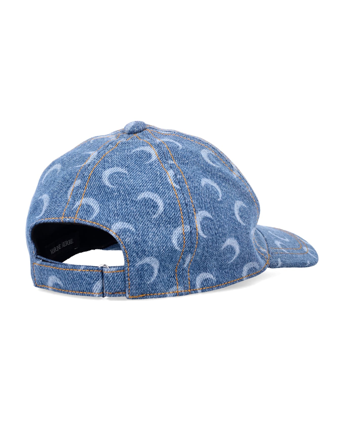 Marine Serre Moon Denim Baseball Cap - BLUE