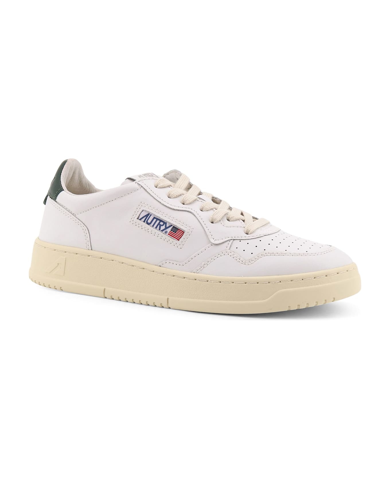Autry Medalist Low Leather Low-top Sneakers - White