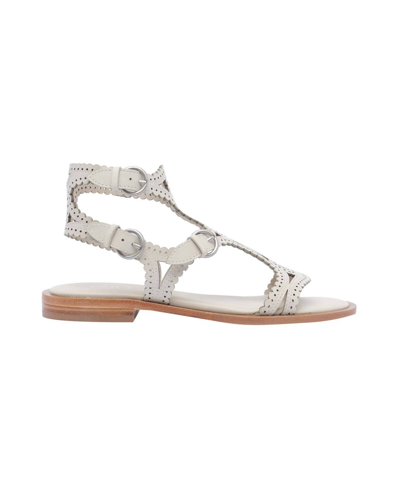 Ash Paprika Sandals - White