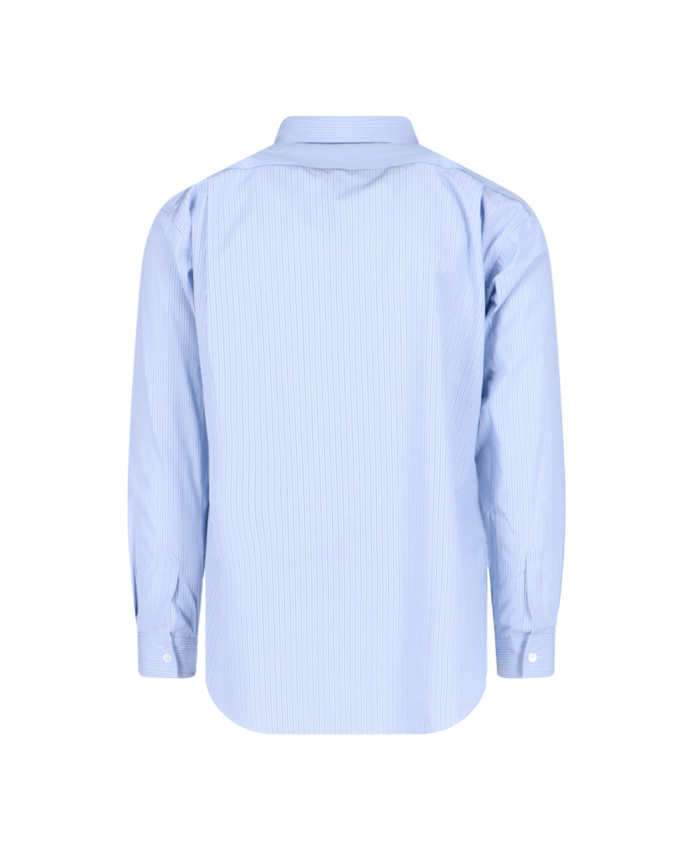 Comme des Garçons Striped Shirt - Light Blue シャツ