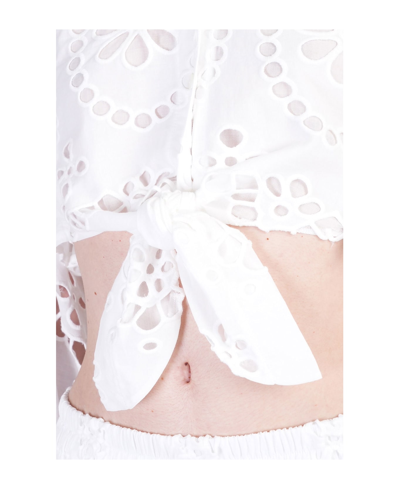 MC2 Saint Barth Febe Shirt In White Cotton - white