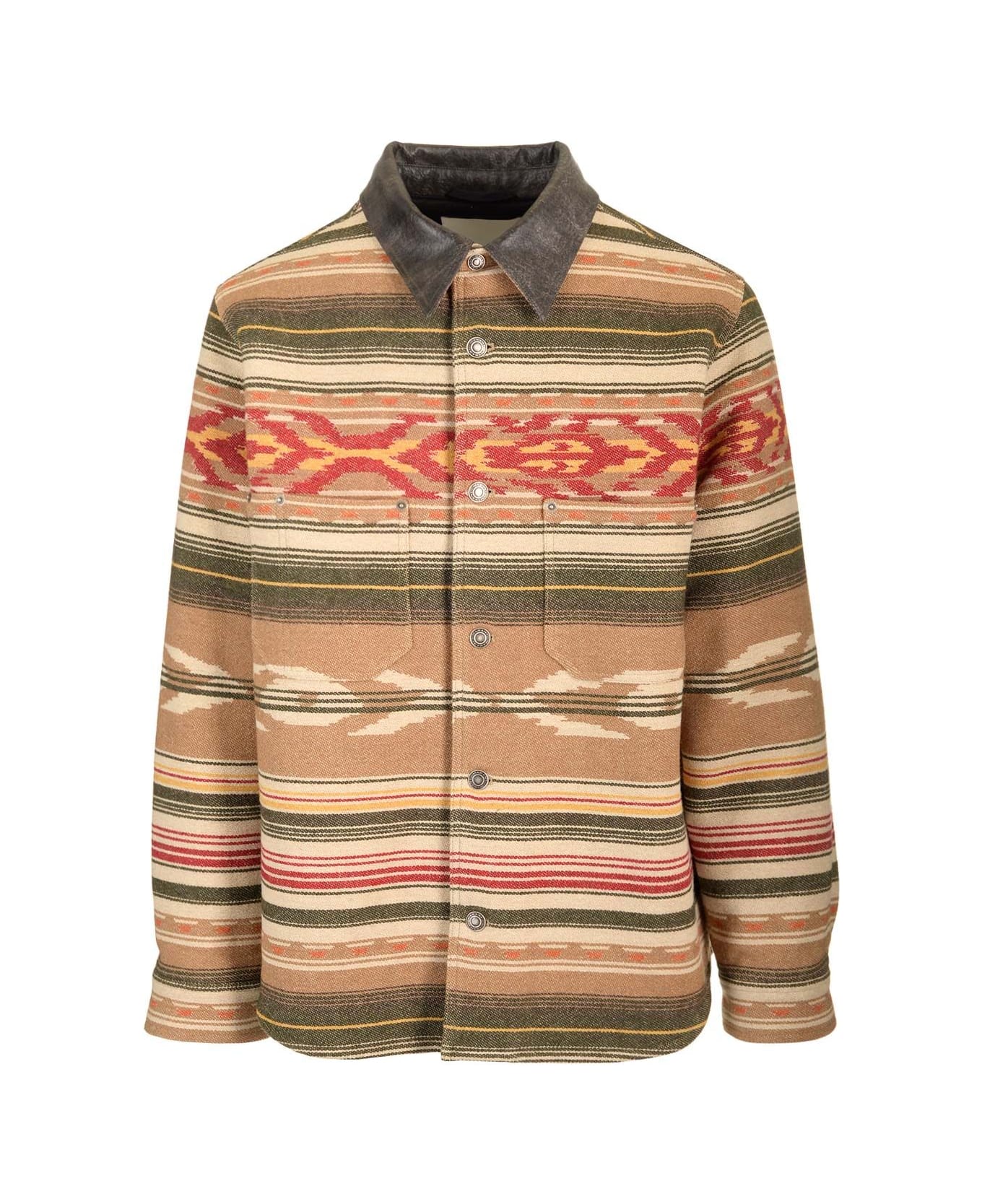 Isabel Marant 'dalton' Overshirt Jacket - Beige
