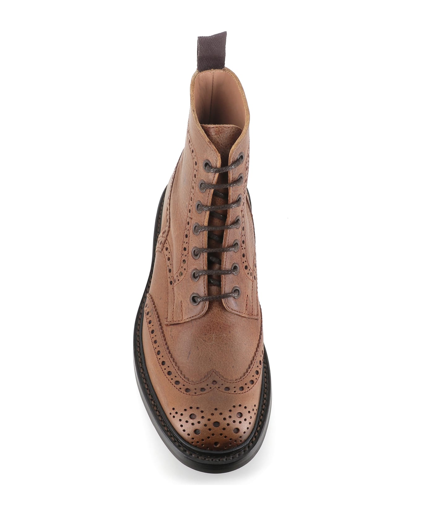 Tricker's Lace-up Boot Stow - Cognac