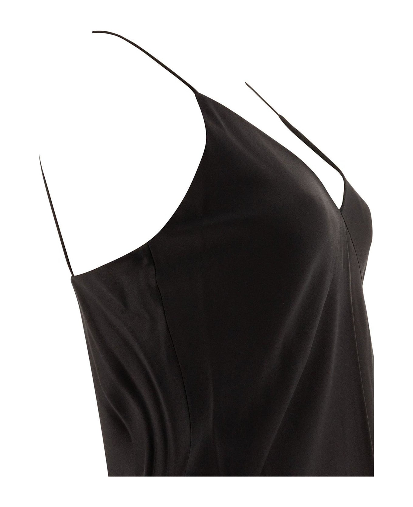 Max Mara Metello V-neck Sleeveless Top - Nero