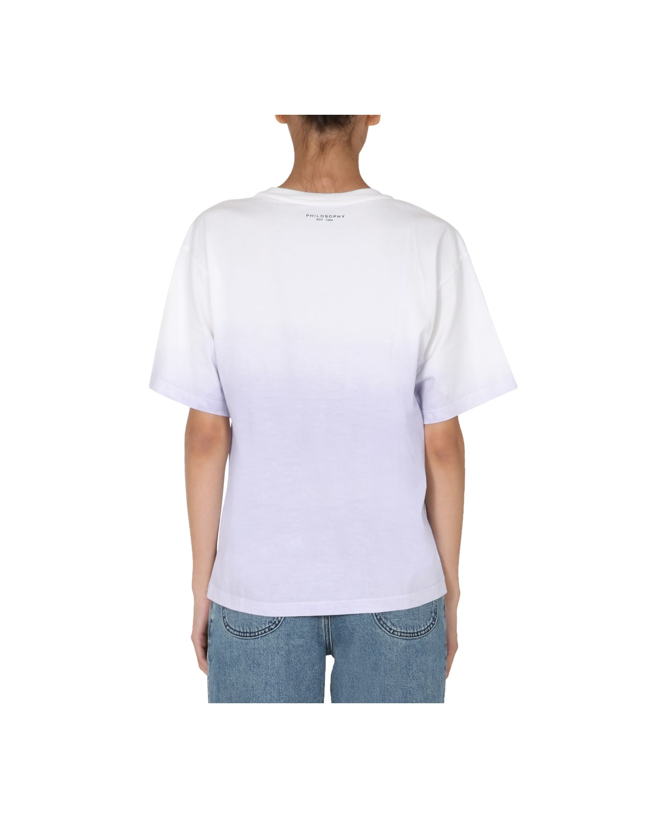 Philosophy di Lorenzo Serafini Crew Neck T-shirt - WHITE