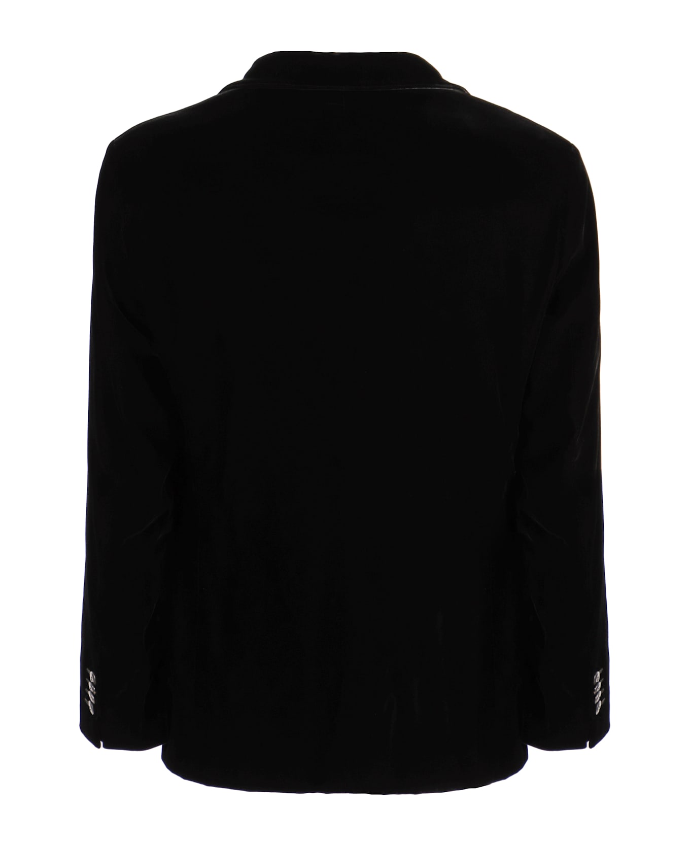 Giorgio Armani Single-breasted Two-button Jacket - black