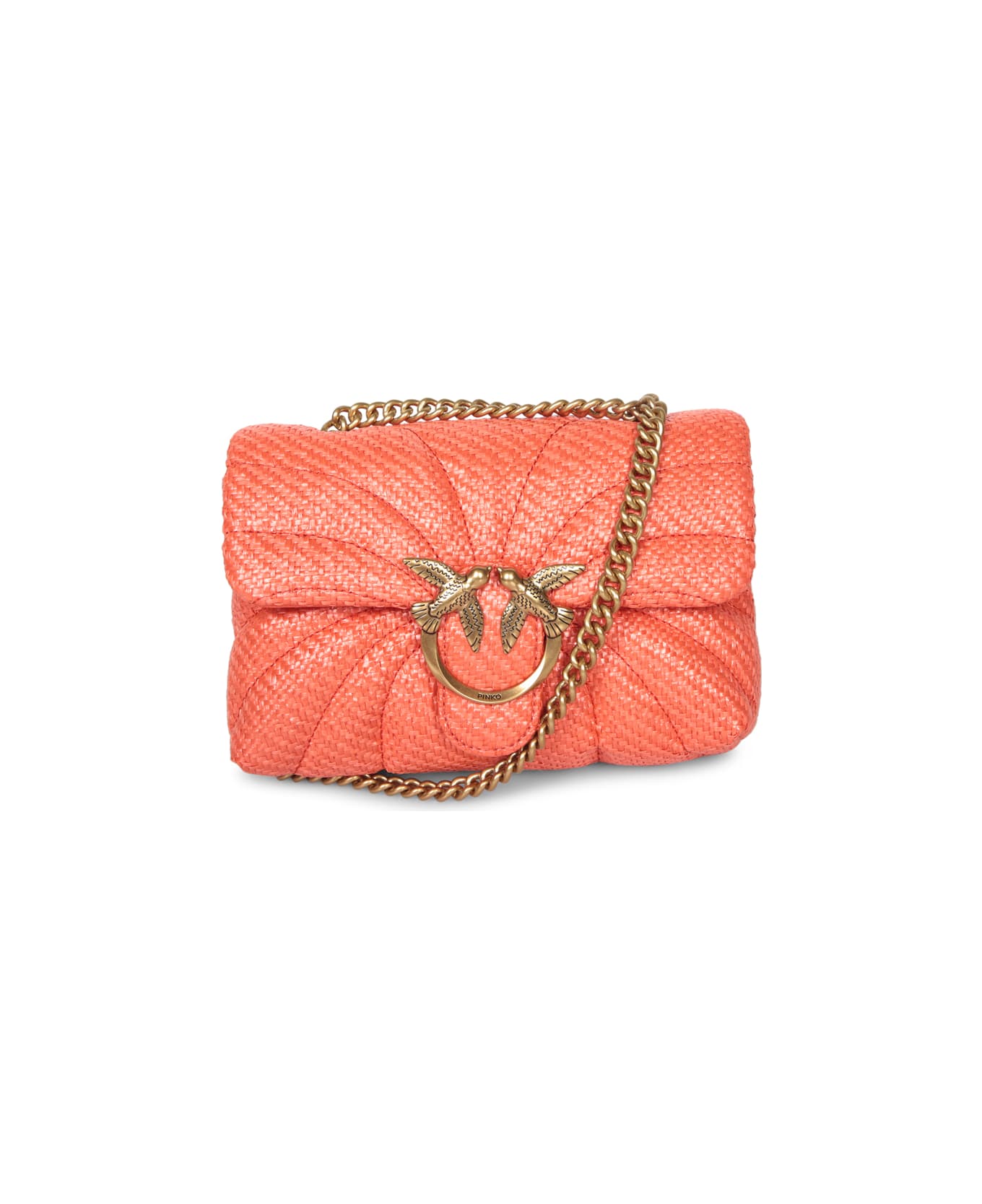 Pinko 
mini Love Bag Puff
 Crossbody Bag - Orange