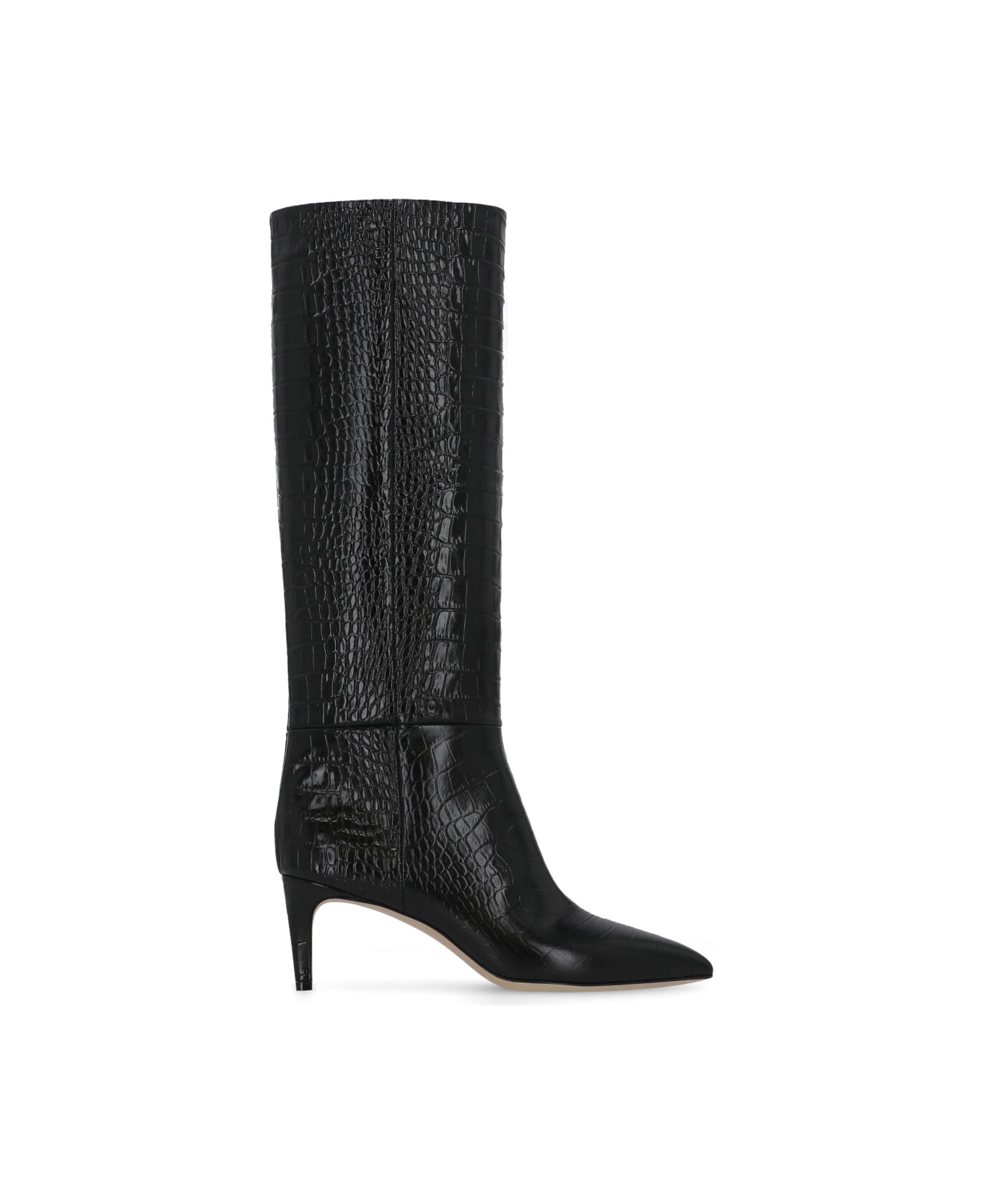 Paris Texas Stiletto Boots - Black