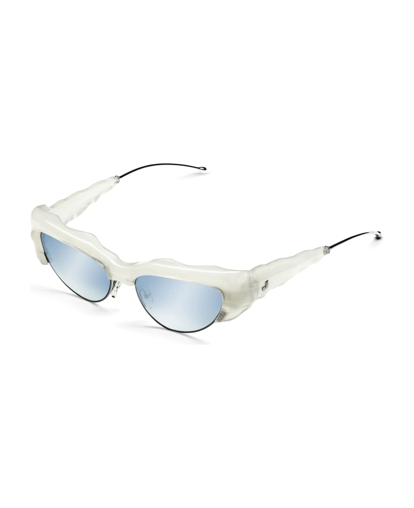 Junk Plastic Rehab Jang - Jelly Sunglasses - White