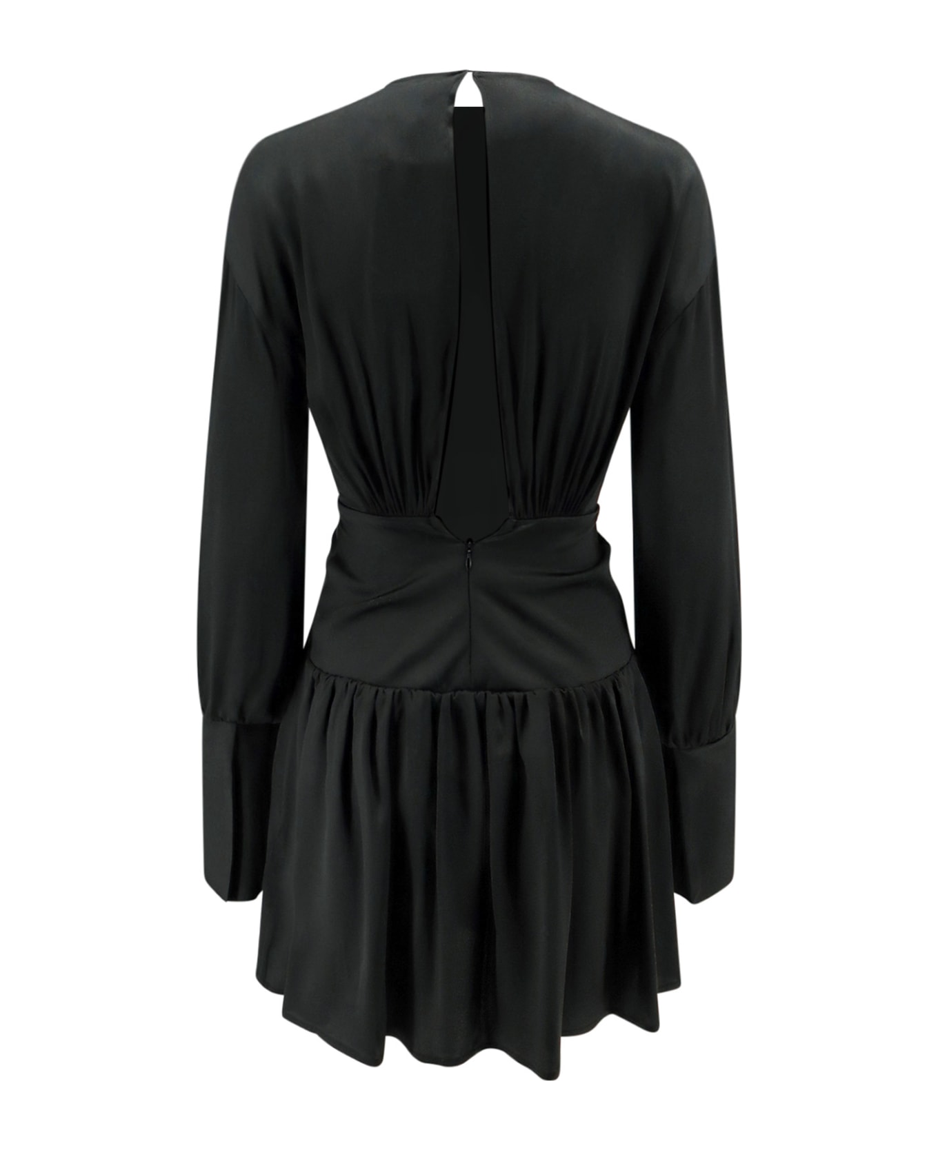 SEMICOUTURE Dress - Black ワンピース＆ドレス