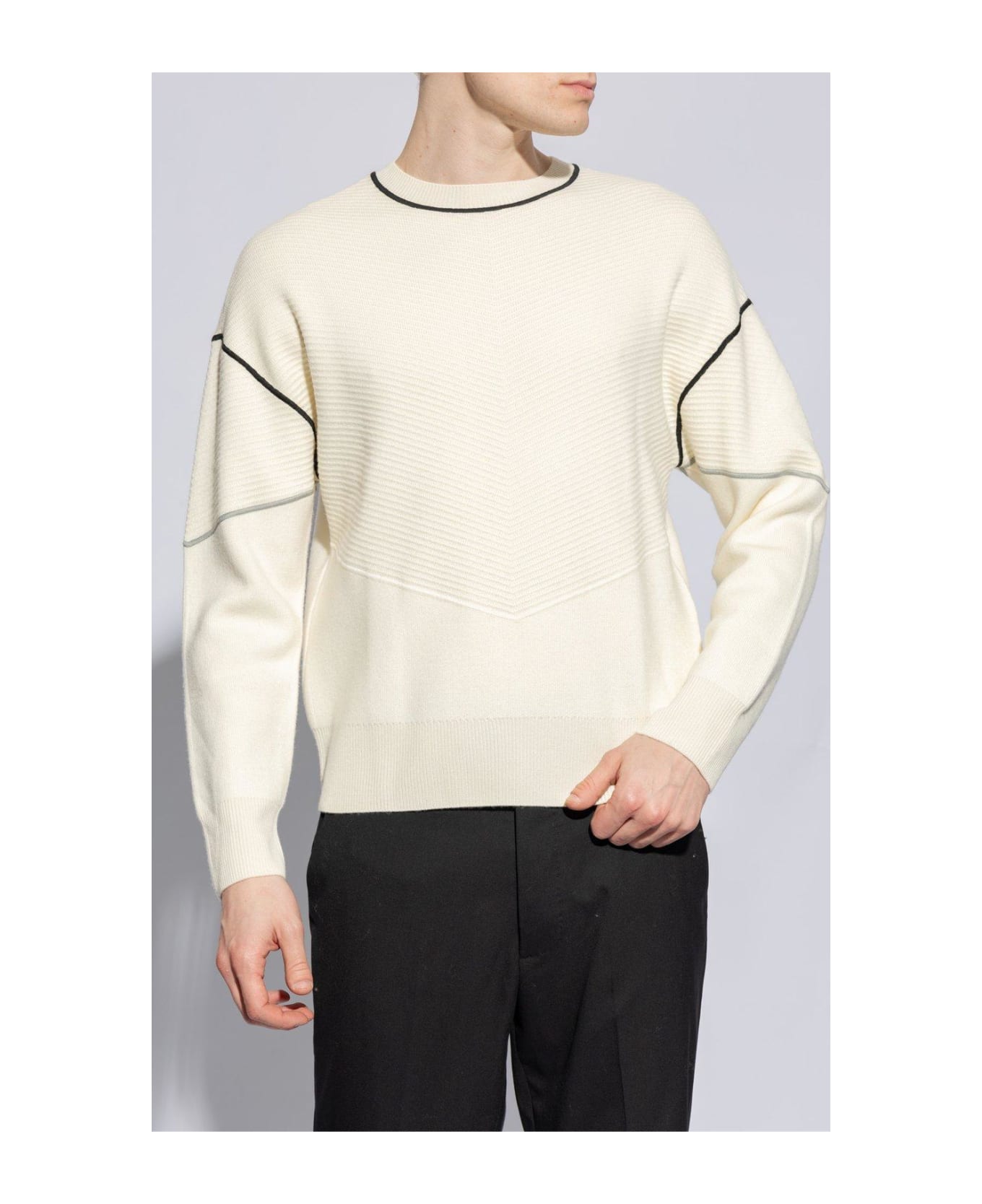 Emporio Armani Crewneck Sweater - VANIglia ニットウェア