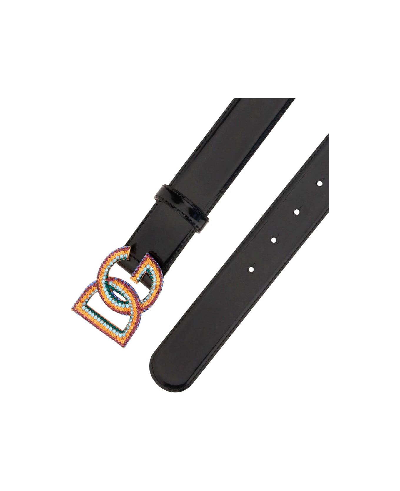 Dolce & Gabbana Logo Belt - Nero/multi
