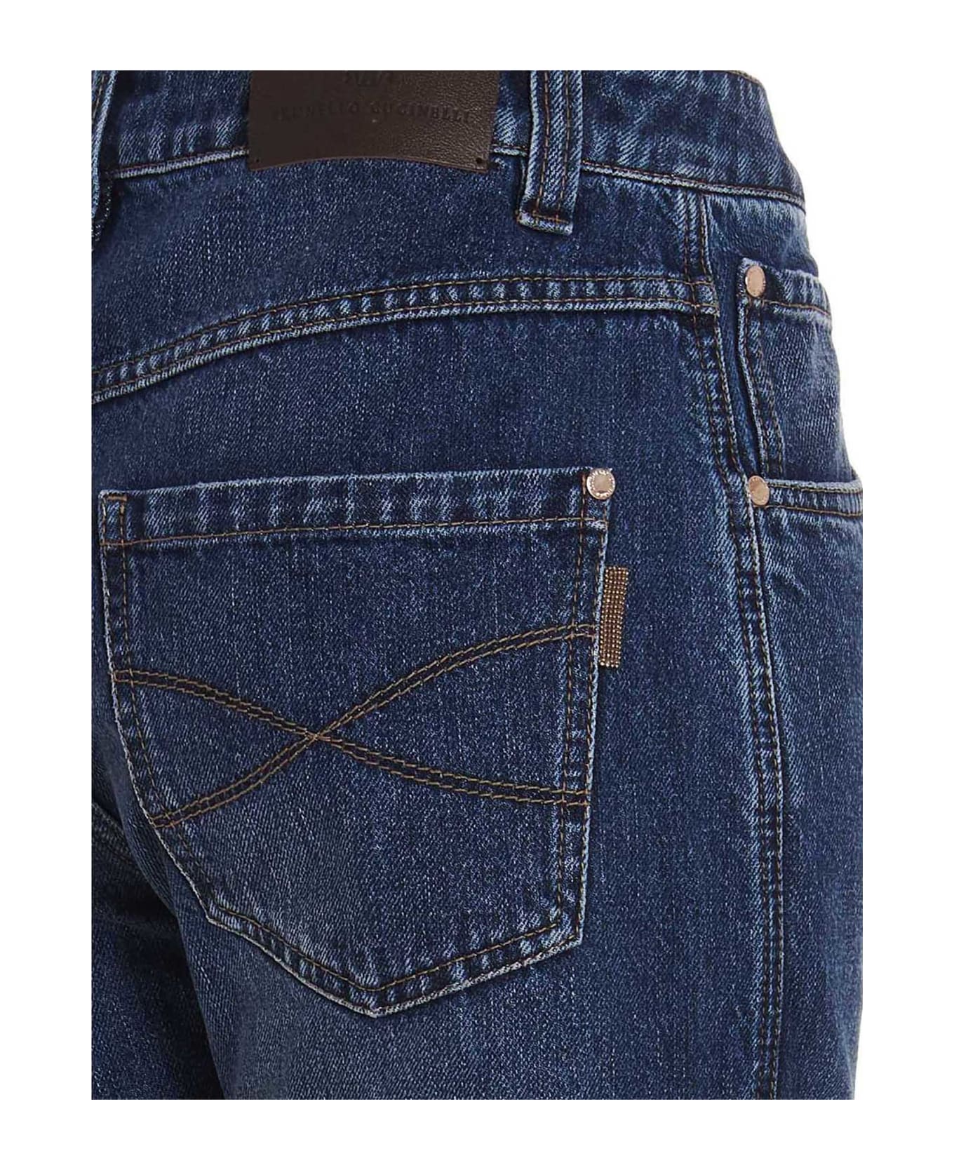 Brunello Cucinelli Five-pocket Jeans - Blue