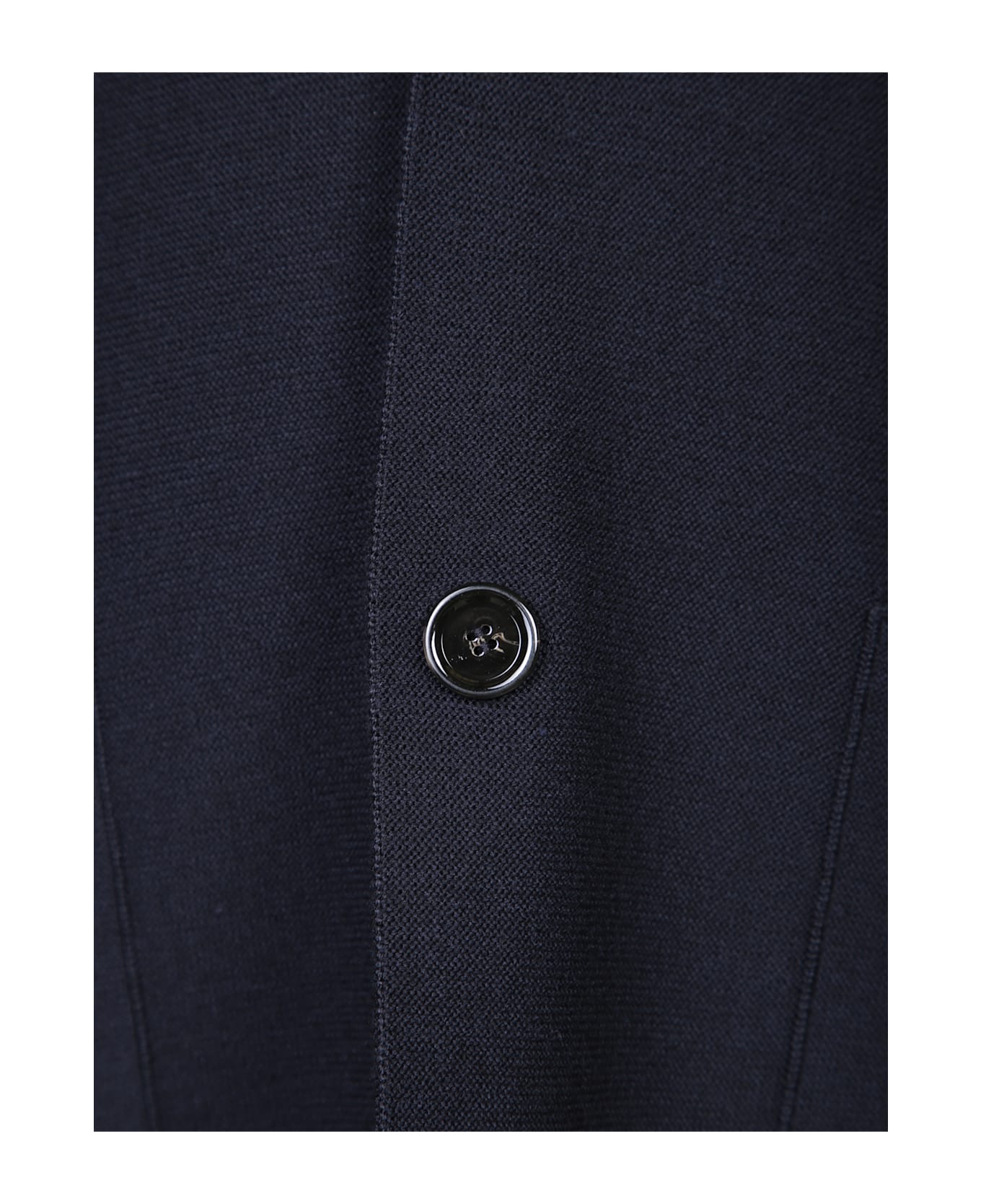 Lardini Wool And Silk Blue Cardigan - Blue