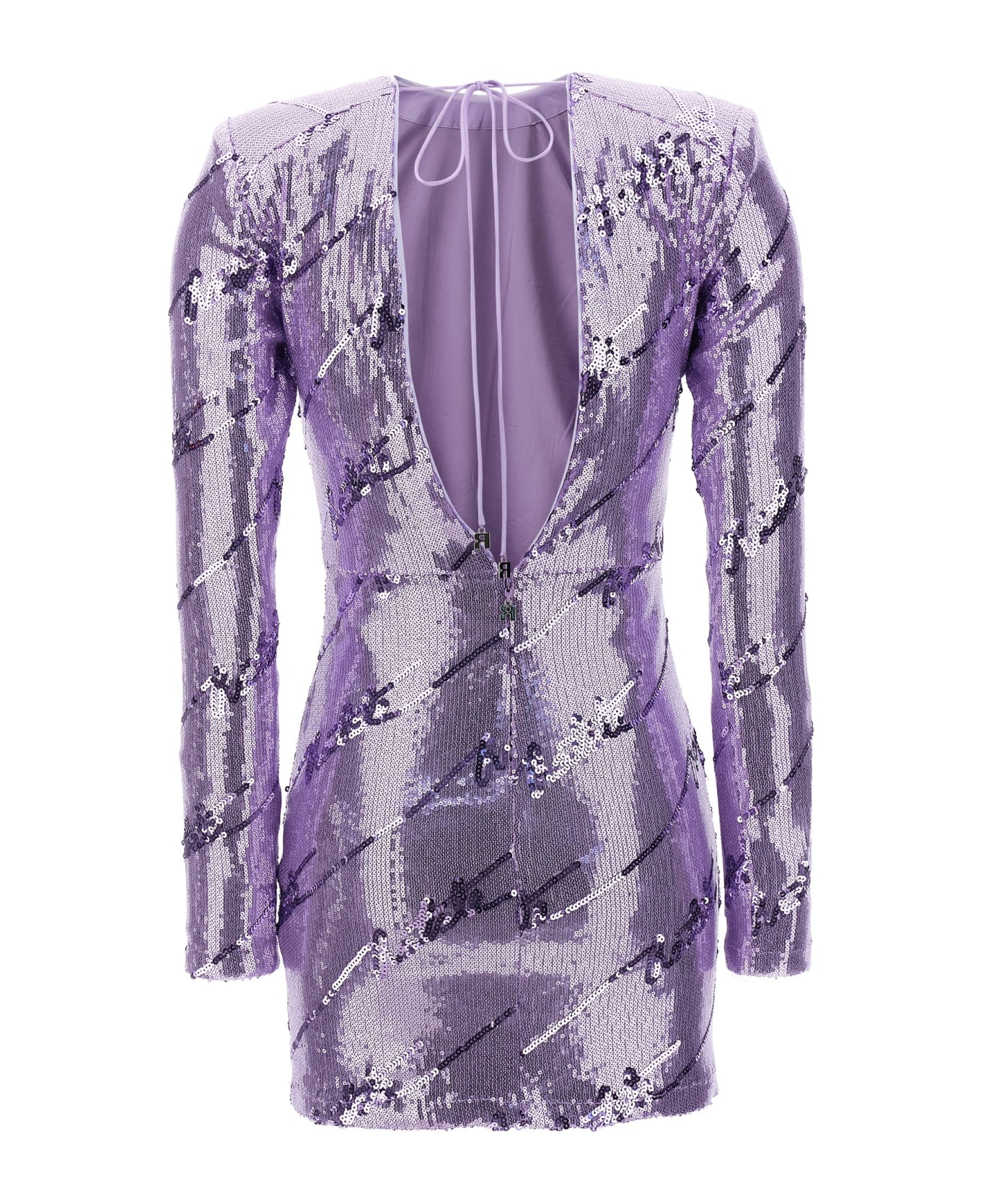 Rotate by Birger Christensen Sequin Mini Dress - Purple ワンピース＆ドレス