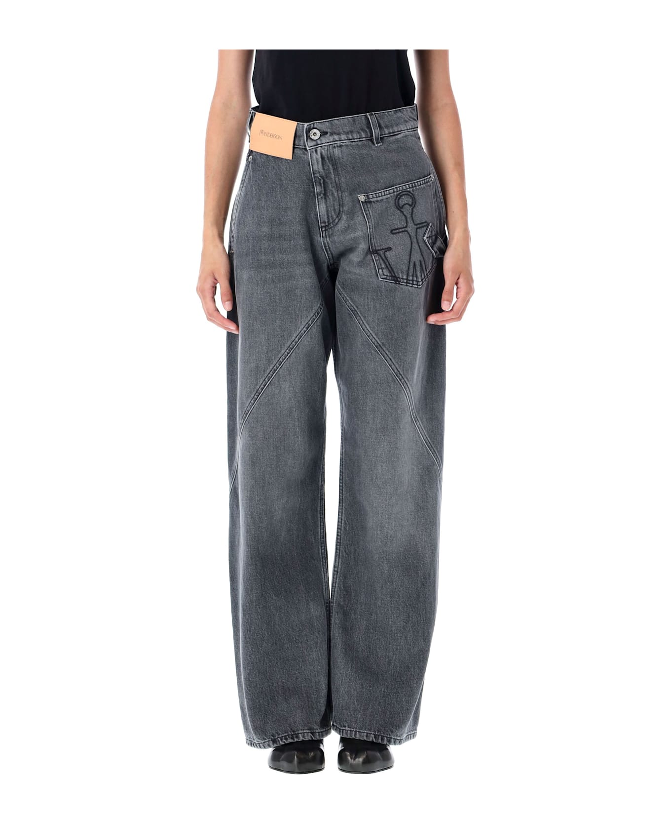 J.W. Anderson Twisted Workwear Denim Pant - GREY デニム