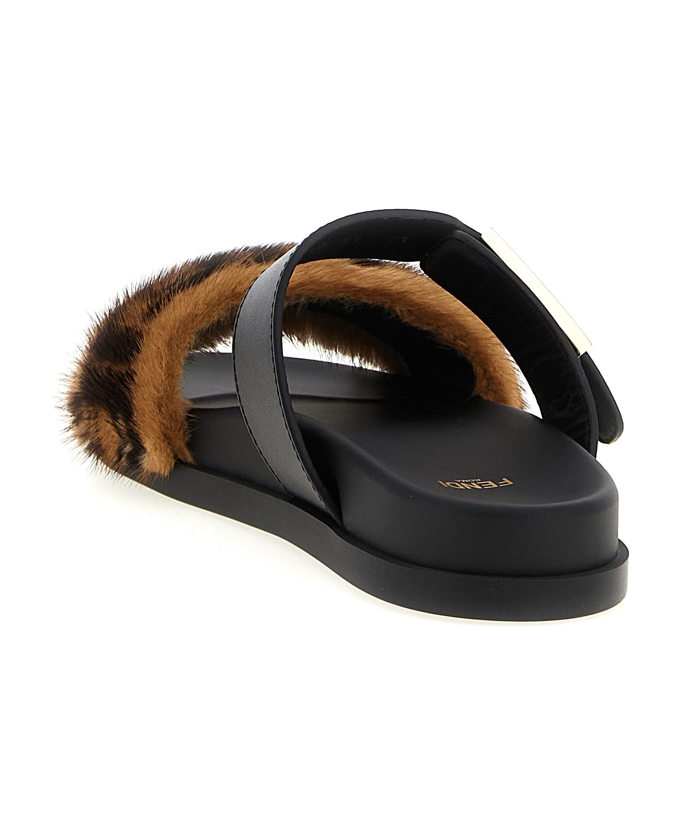 Fendi 'fendi Feel' Slides - Multicolor