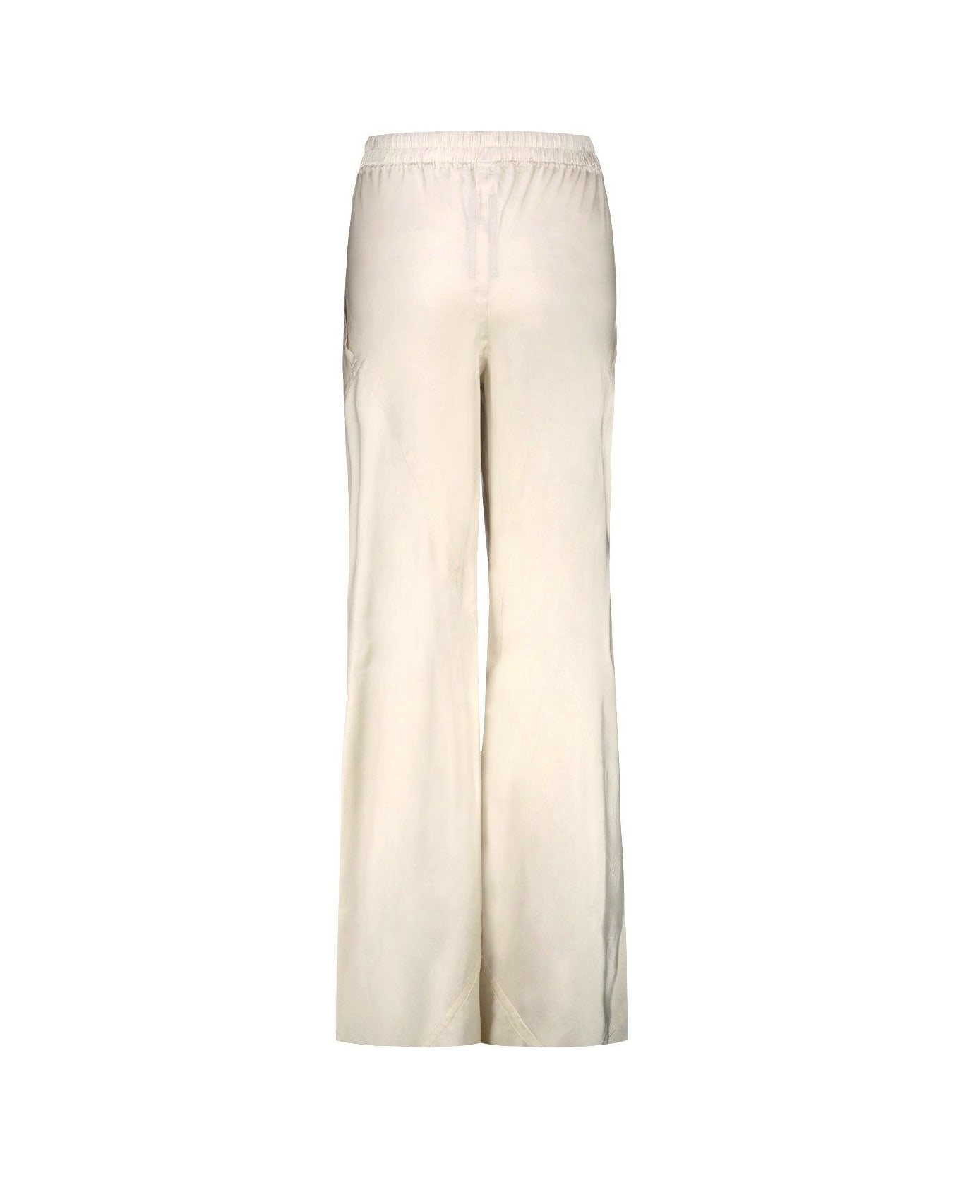 Rick Owens Bias Wide-leg Drawstring Trousers - Dinge