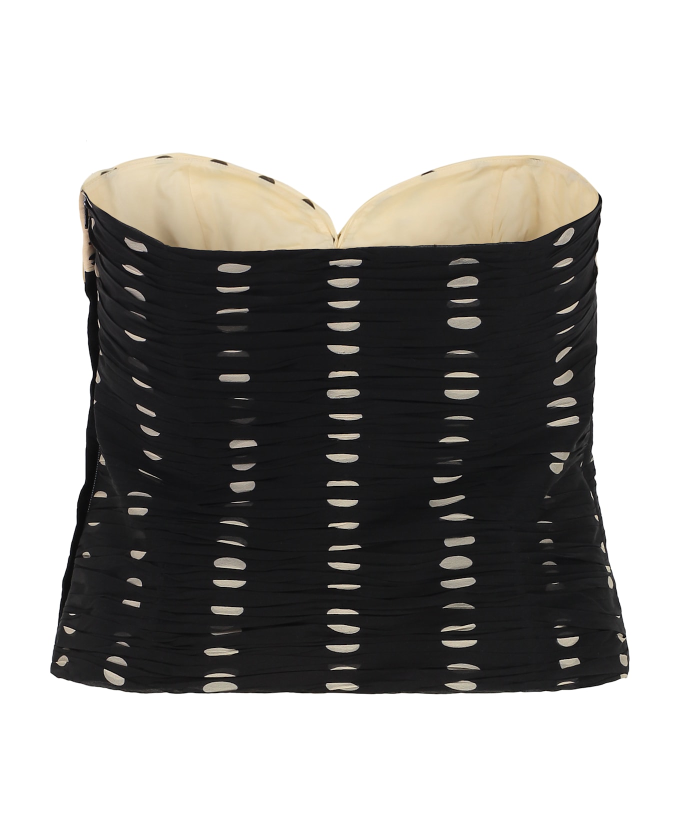 Valentino Garavani Plusdepois Print Chiffon Top - Ivory