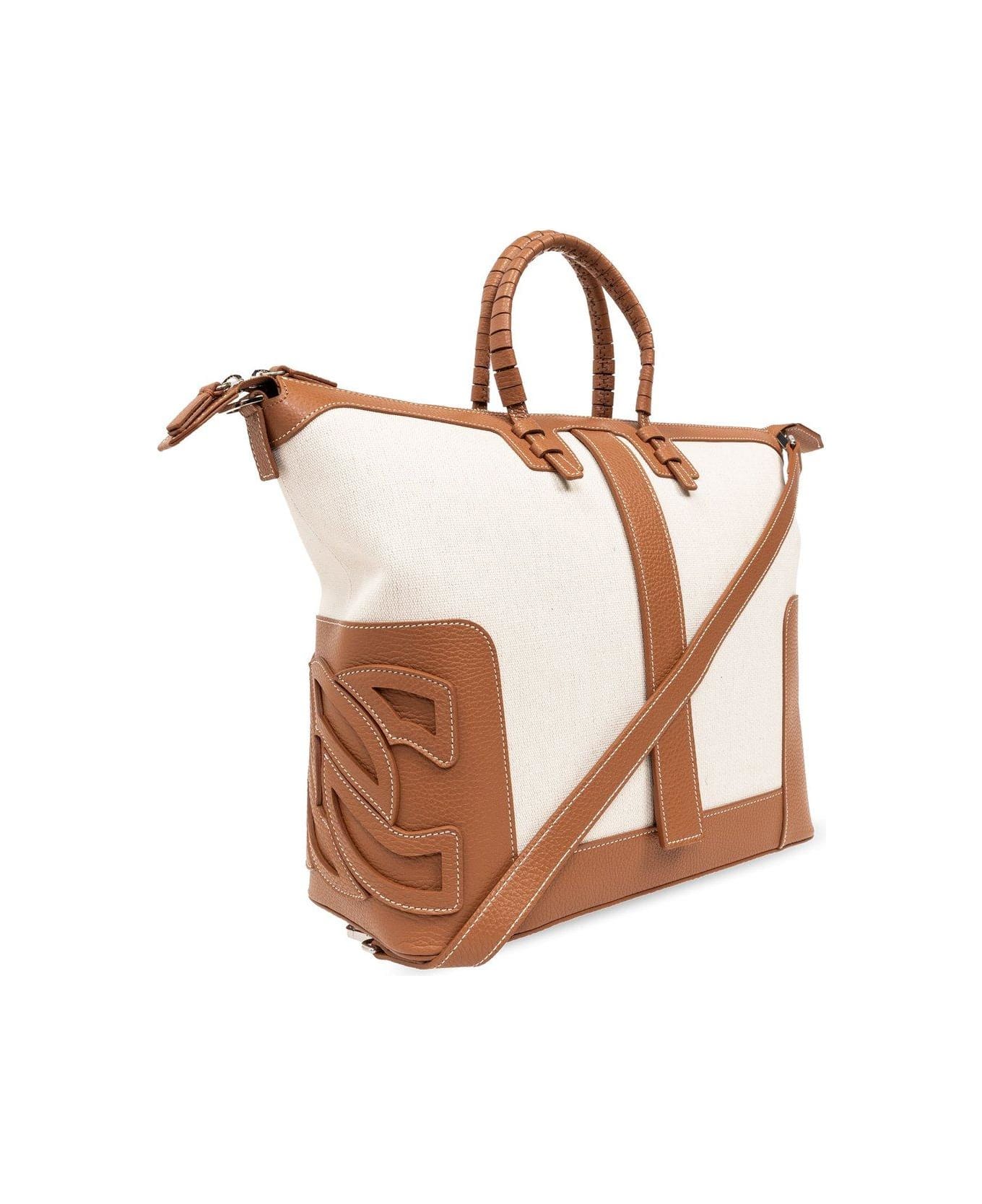 Casadei C-style Zipped Tote Bag - Sella トートバッグ