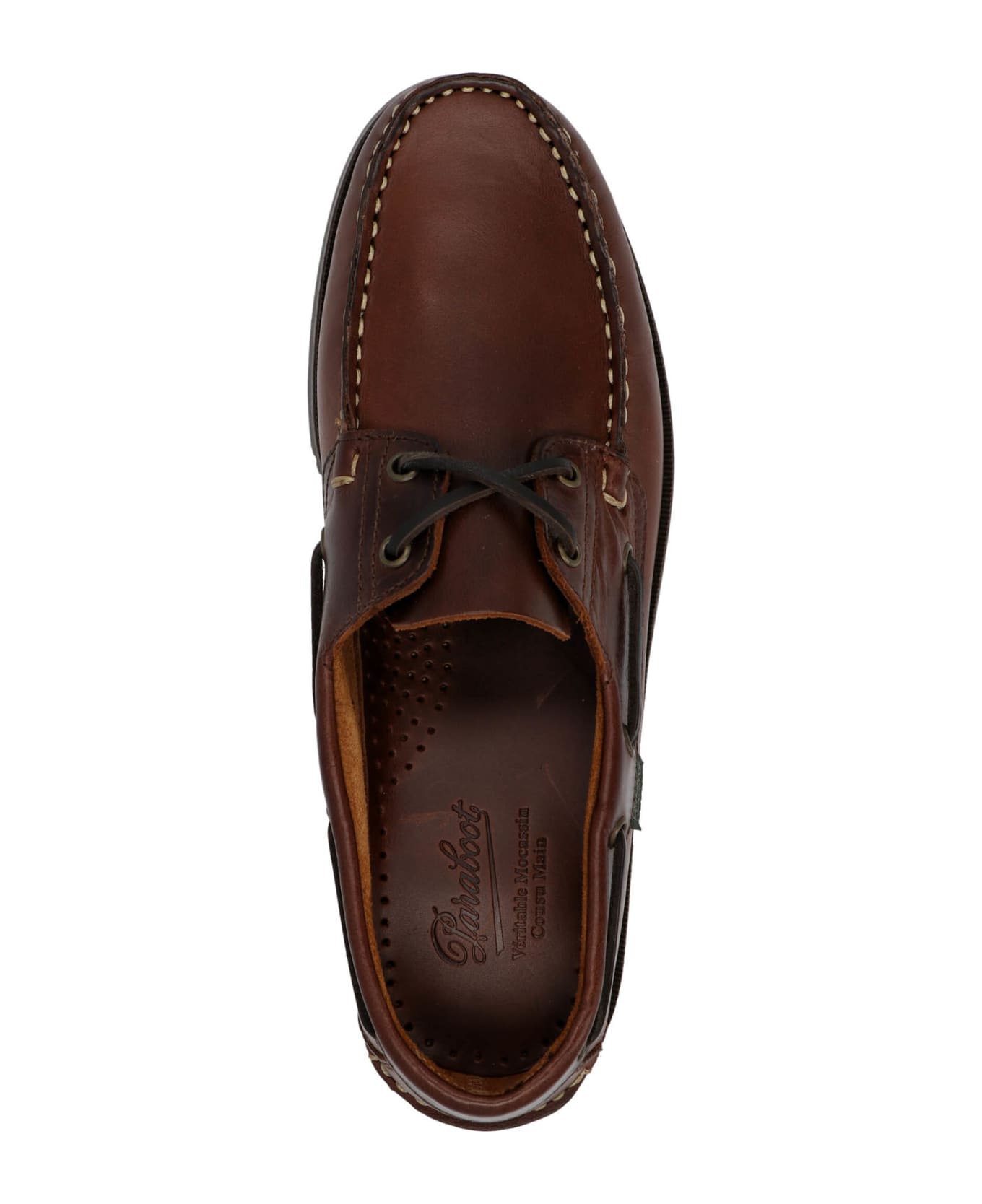 Paraboot 'barth' Boat Shoes - Brown ローファー＆デッキシューズ