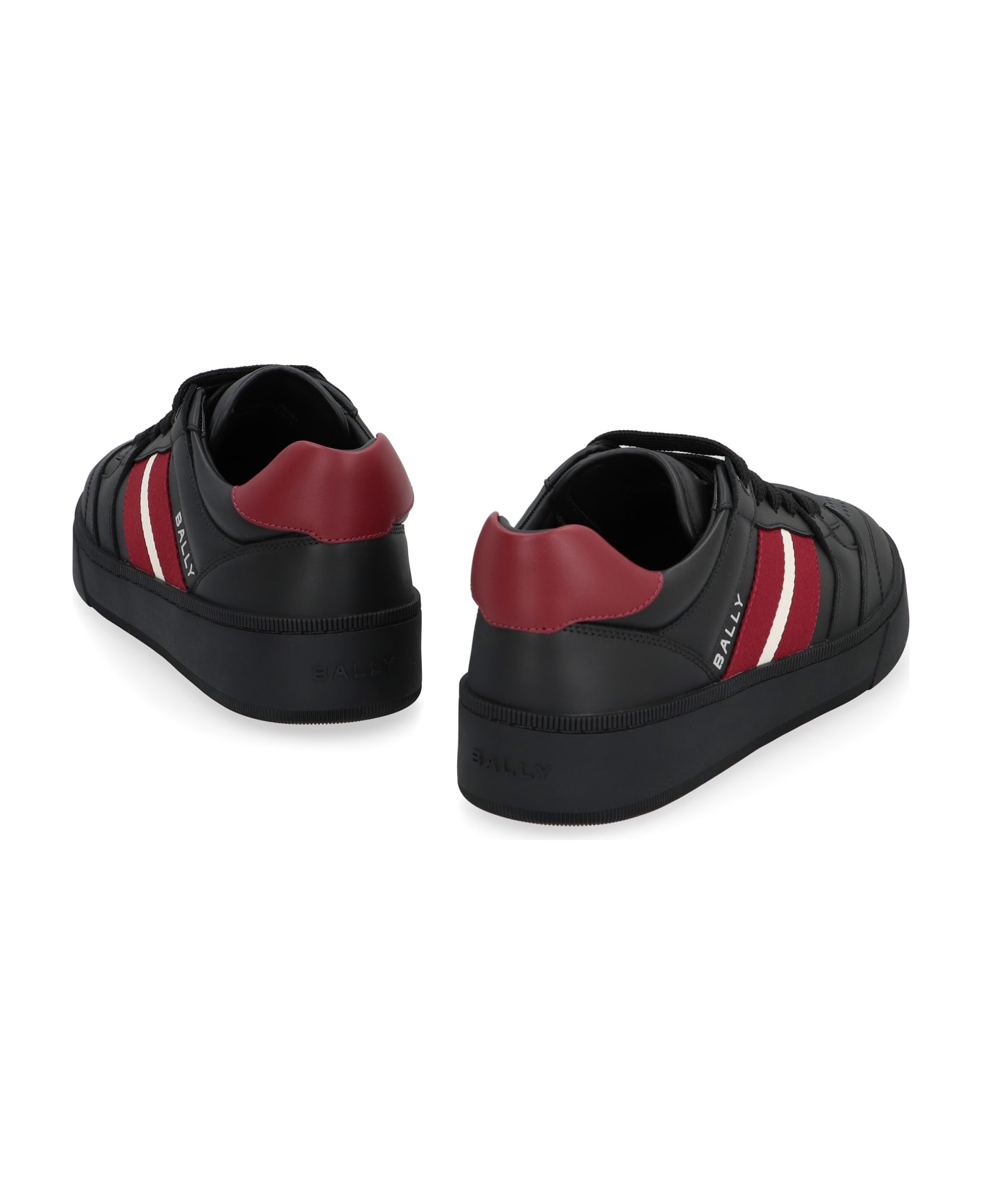 Bally Rebby Leather Low-top Sneakers - black