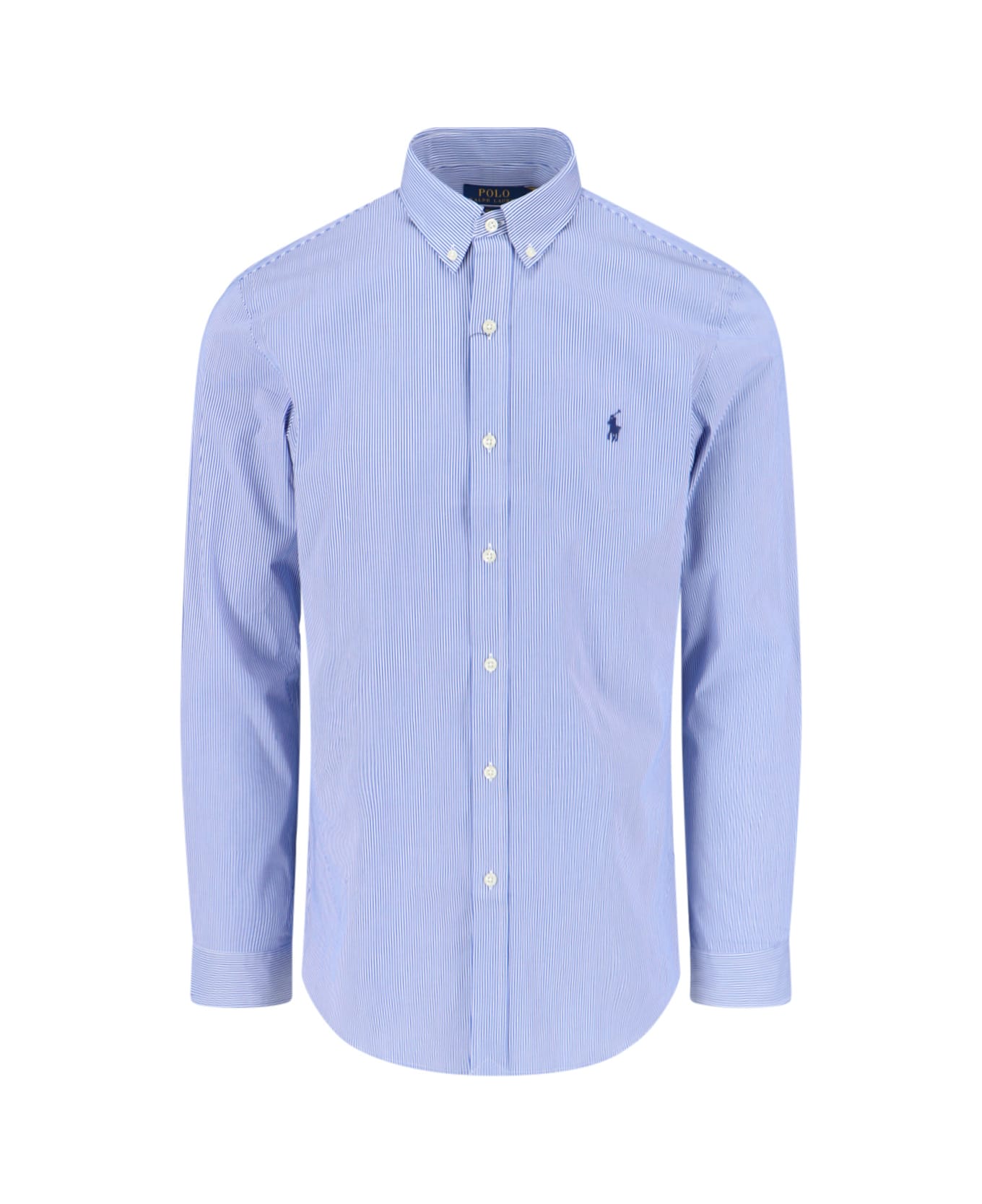 Ralph Lauren 
oxford
 Logo Shirt - 2866 BLUE/WHITE HAIRLINE STRIP