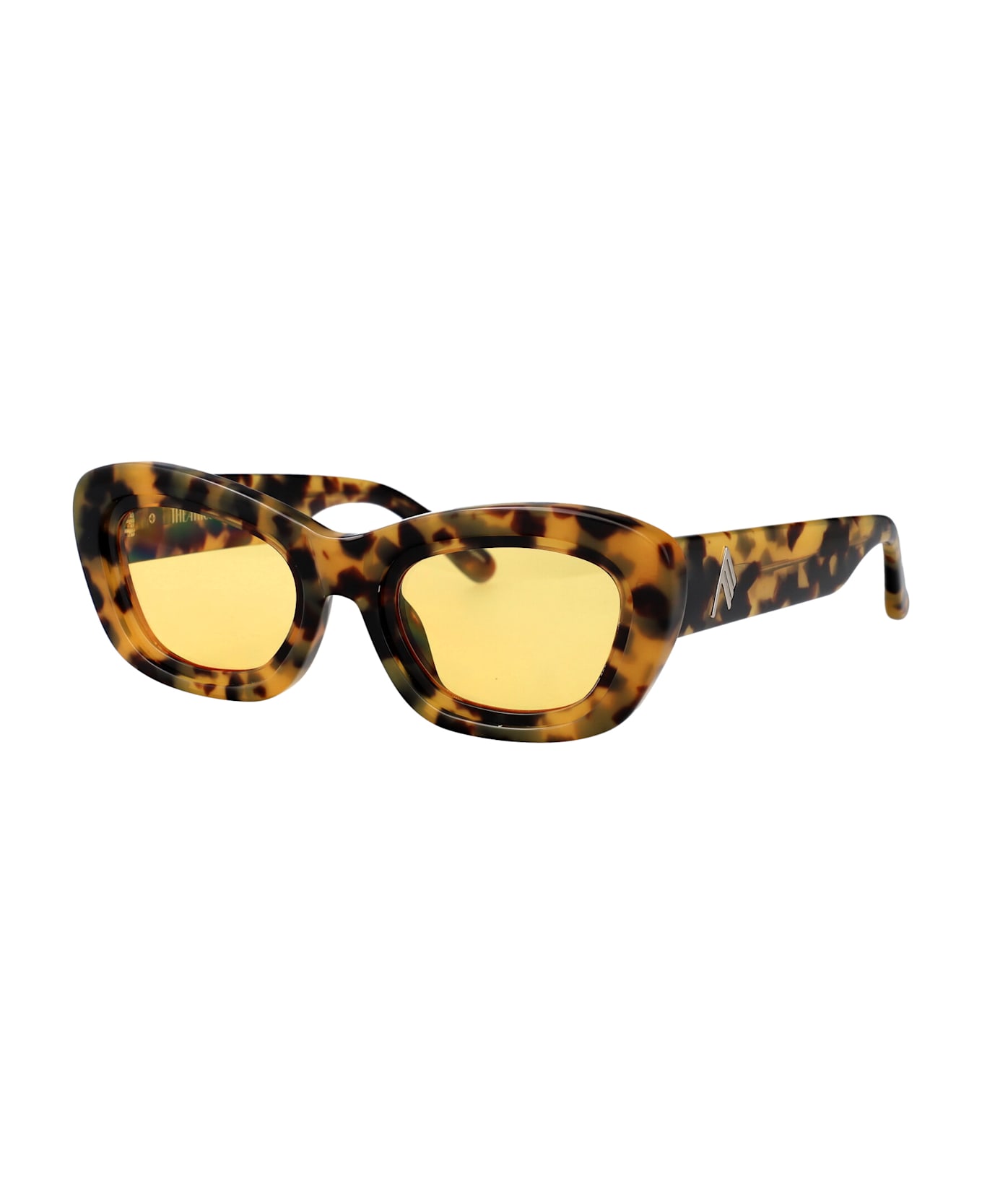 The Attico Attico63c2sun Sunglasses - T-SHELL/SILVER/YELLOW
