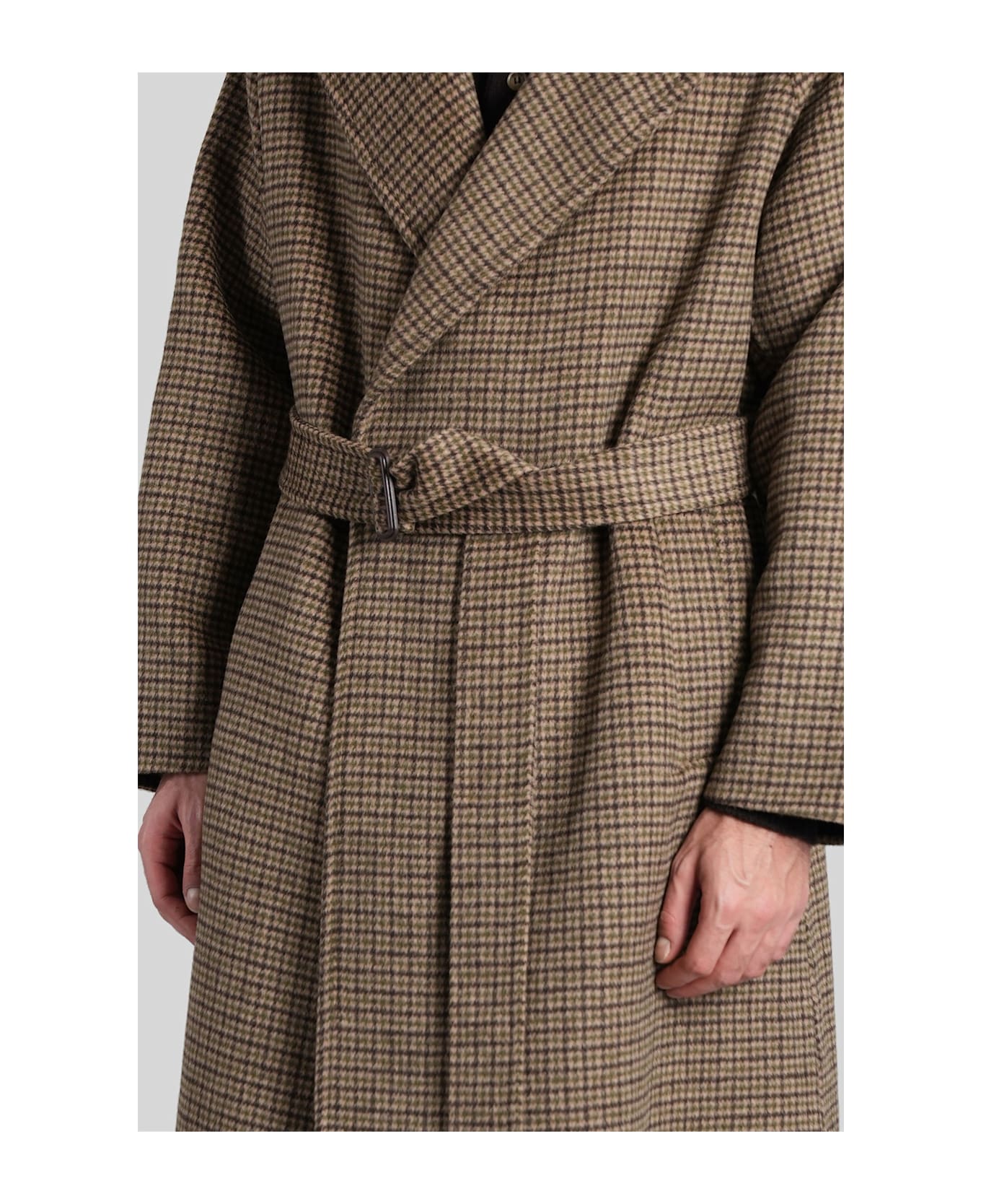 A Paper Kid In Brown Wool - brown