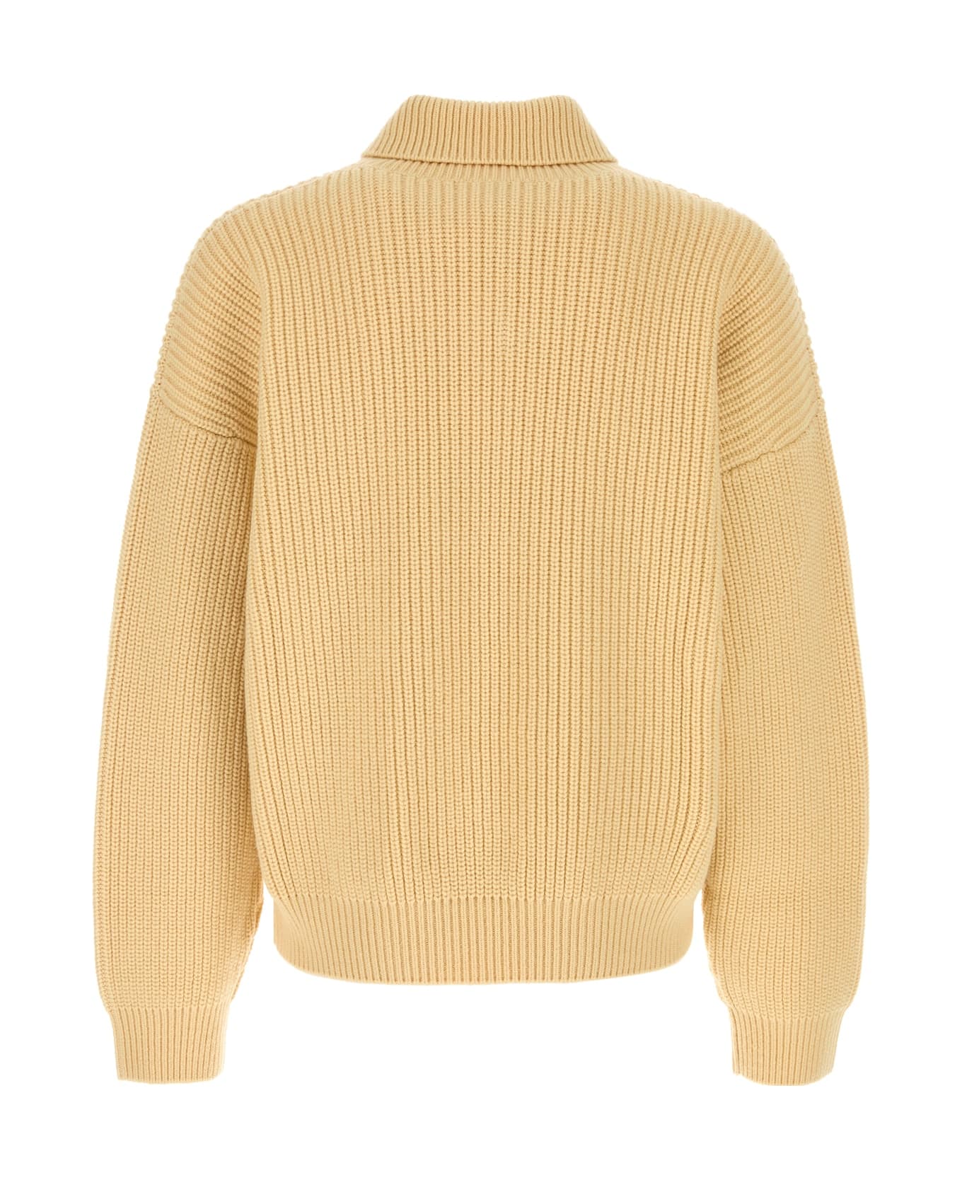 Bottega Veneta Cream Wool Blend Sweater - YELLOW